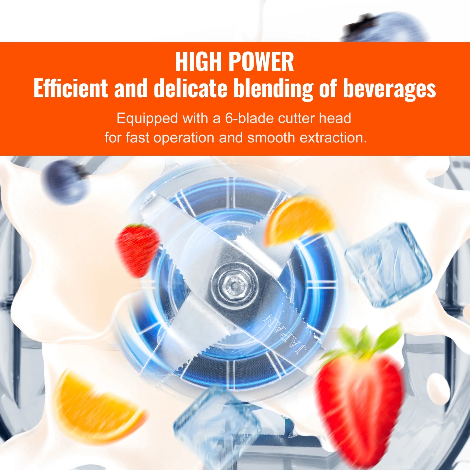 BENTISM Commercial Countertop Blenders 68 oz Professional Blender with Shield Stainless Steel 9 Speed & 5 Functions Food Blender for Shakes, Smoothies, Peree, and Crush Ice