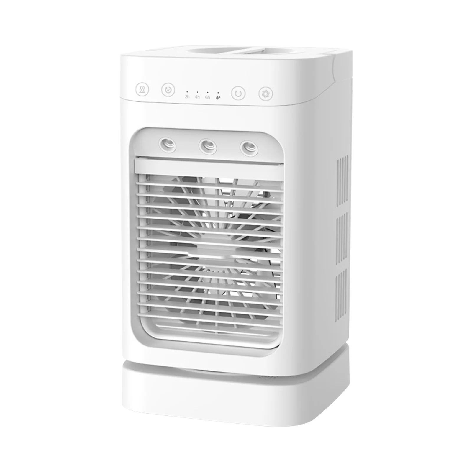 Desk Fan Circulating Fan 4800Mah Household Mini Cooling-Fan Spray Humidifier Large Wind Shaking-Head Air-Cooler in Clearance