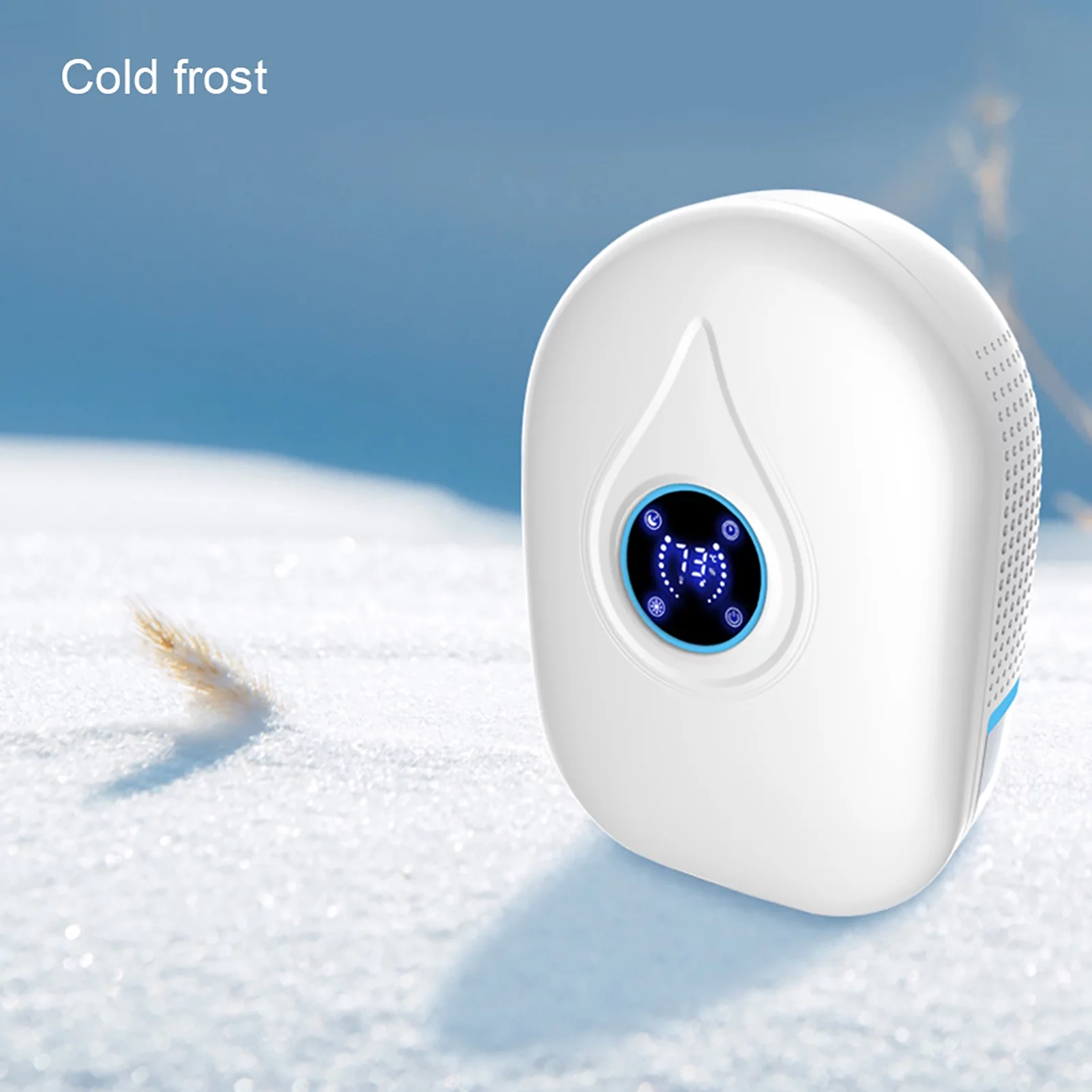 Home Bedroom Basement Mini Dehumidifier Air Dehumidification with Remote Control 100-240V BlueUK Plug
