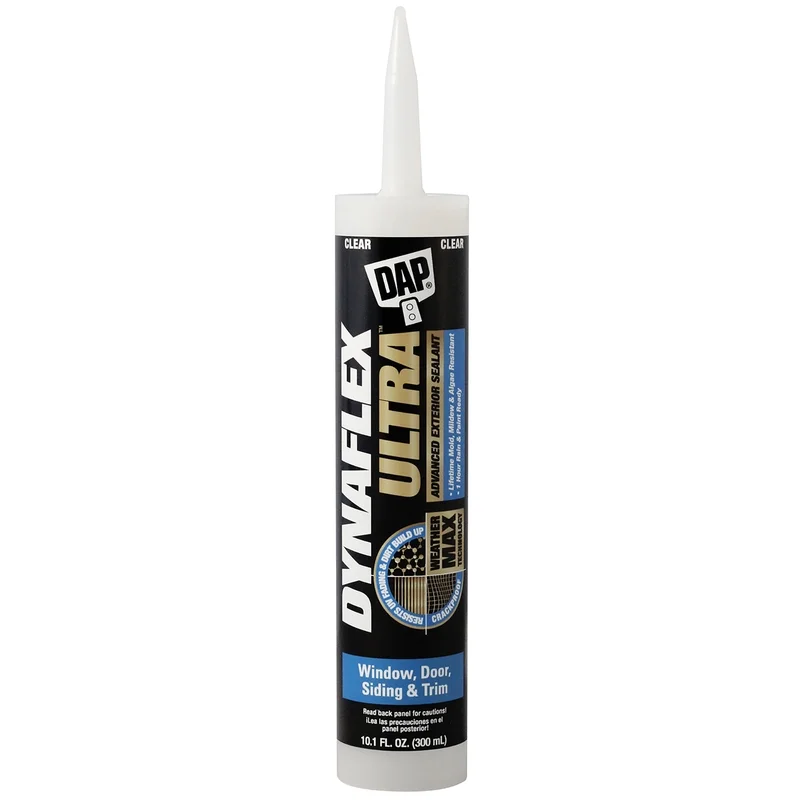Dap 10.1 oz DynaFlex Ultra Clear Windows, Doors Siding & Trim Sealant - Pack of 12
