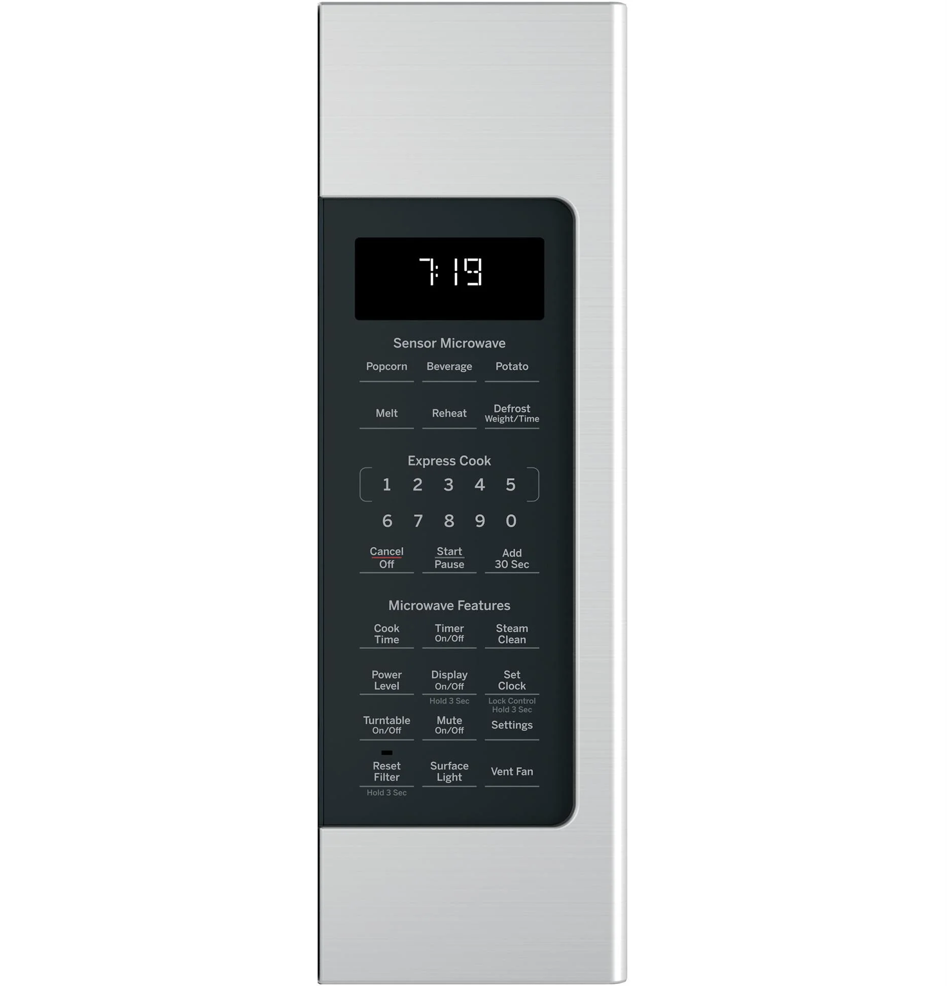 GE APPLIANCES JVM7195SKSS OVER THE RANGE MICROWAVE Slate