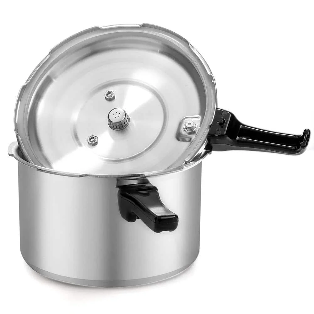6 qt. Aluminum Stovetop Pressure Cooker with Pressure Release