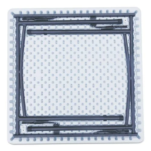 Alera ALEPT36SW 36 in. x 36 in. x 29.25 in. Square Plastic Folding Table - White