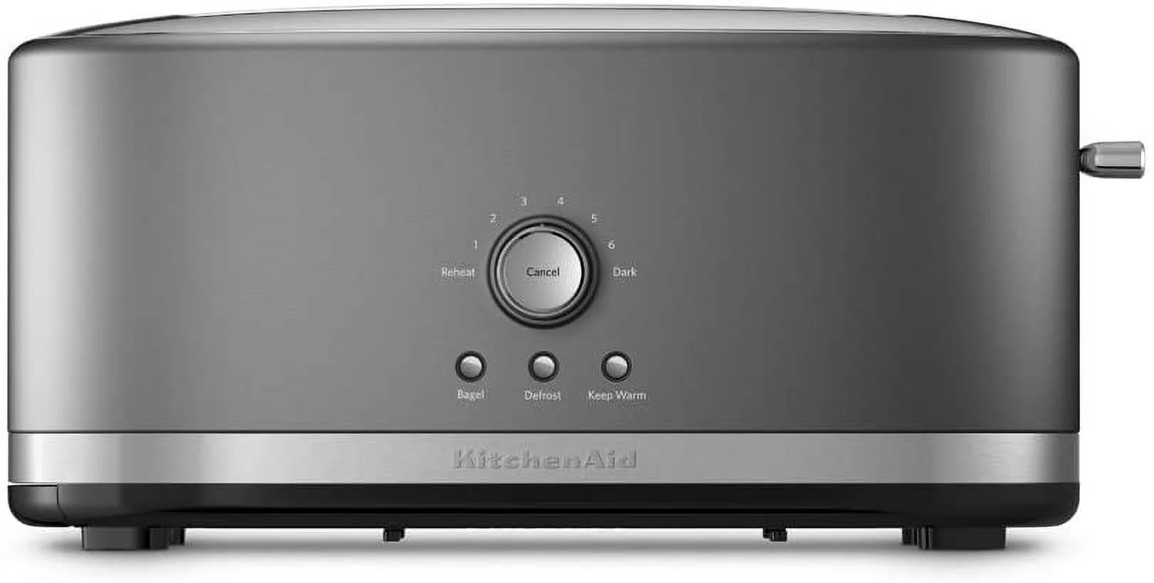 KitchenAid KMT4116CU 4 Slice Long Slot Toaster with High Lift Lever, Contour Silver