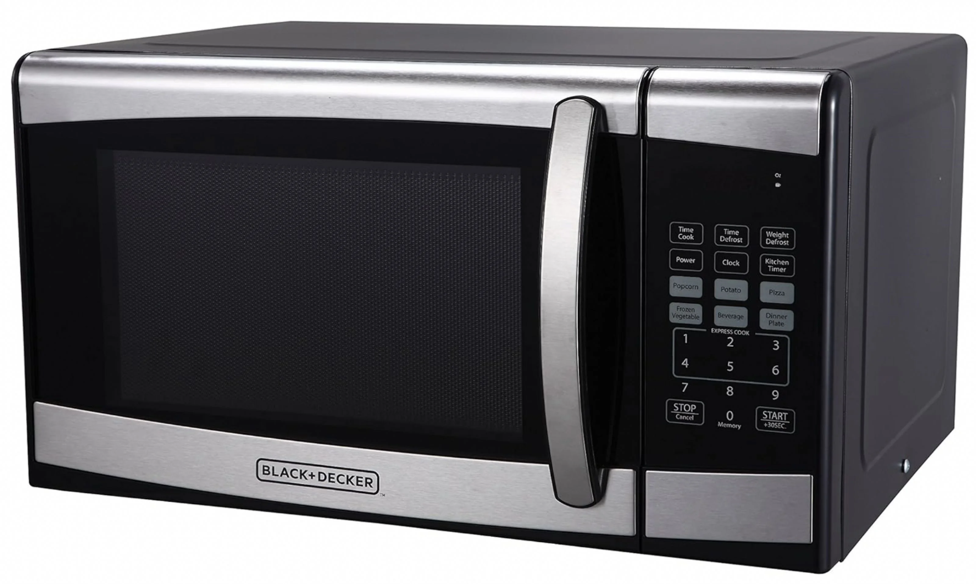 BLACK+DECKER 0.9FT 900 Watt Microwave Oven Stainless Steel EM925AZE-P