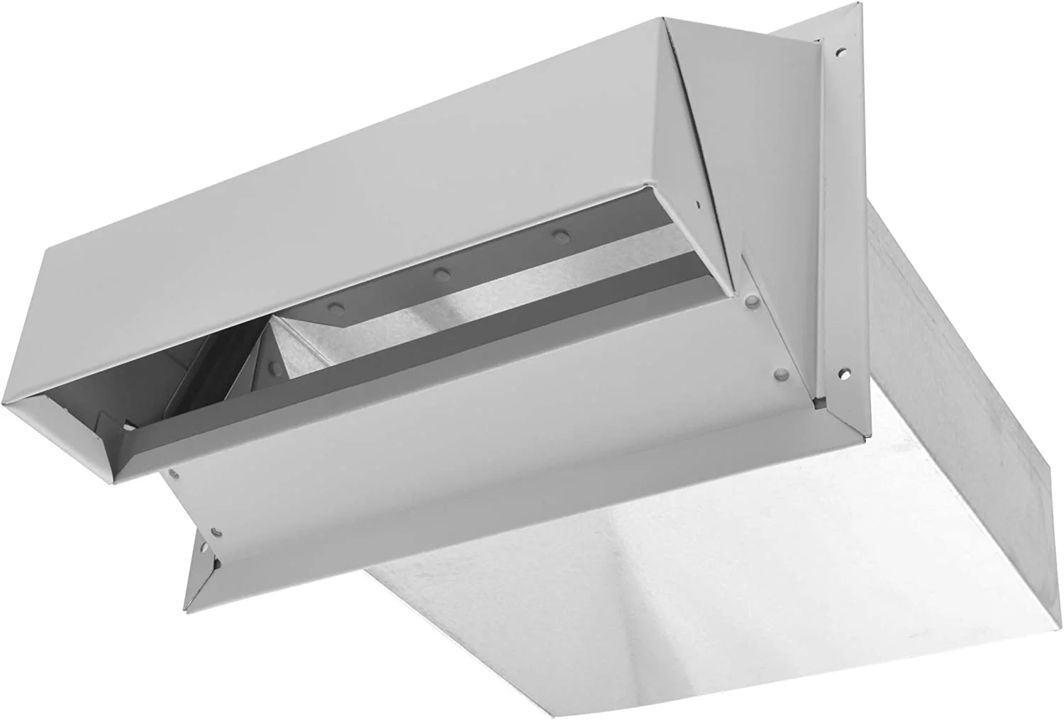 Imperial Manufacturing Group VT0500 3-1/4' X 10' White R2 Heavy Duty Range Exhaust Hood Without Screen