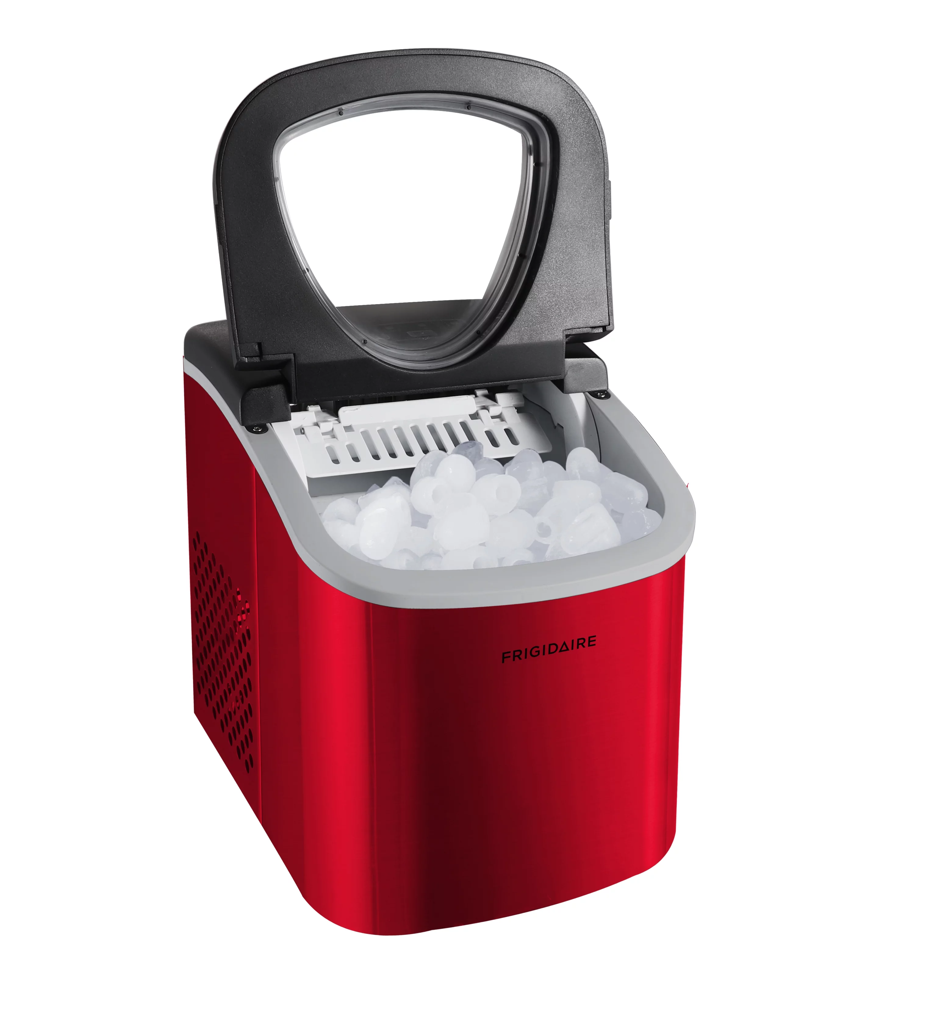 Frigidaire, 26 Lbs. Ice Maker, Red Stainless Steel, EFIC130