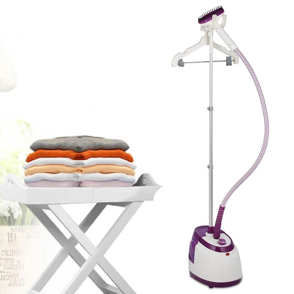 AU Plug 110-240V 1700W 2.6L Hanging Ironing Machine Handheld Home Garment Steamer Purple