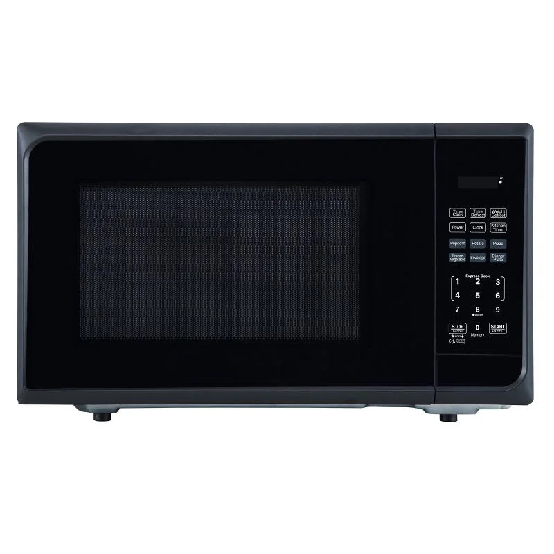 JAL Stainless Steel Microwave Oven - 1.1 cu. ft. Capacity: 1000 Watt Power, 11 Power Levels, Electronic Controls, Convenient and Practical!