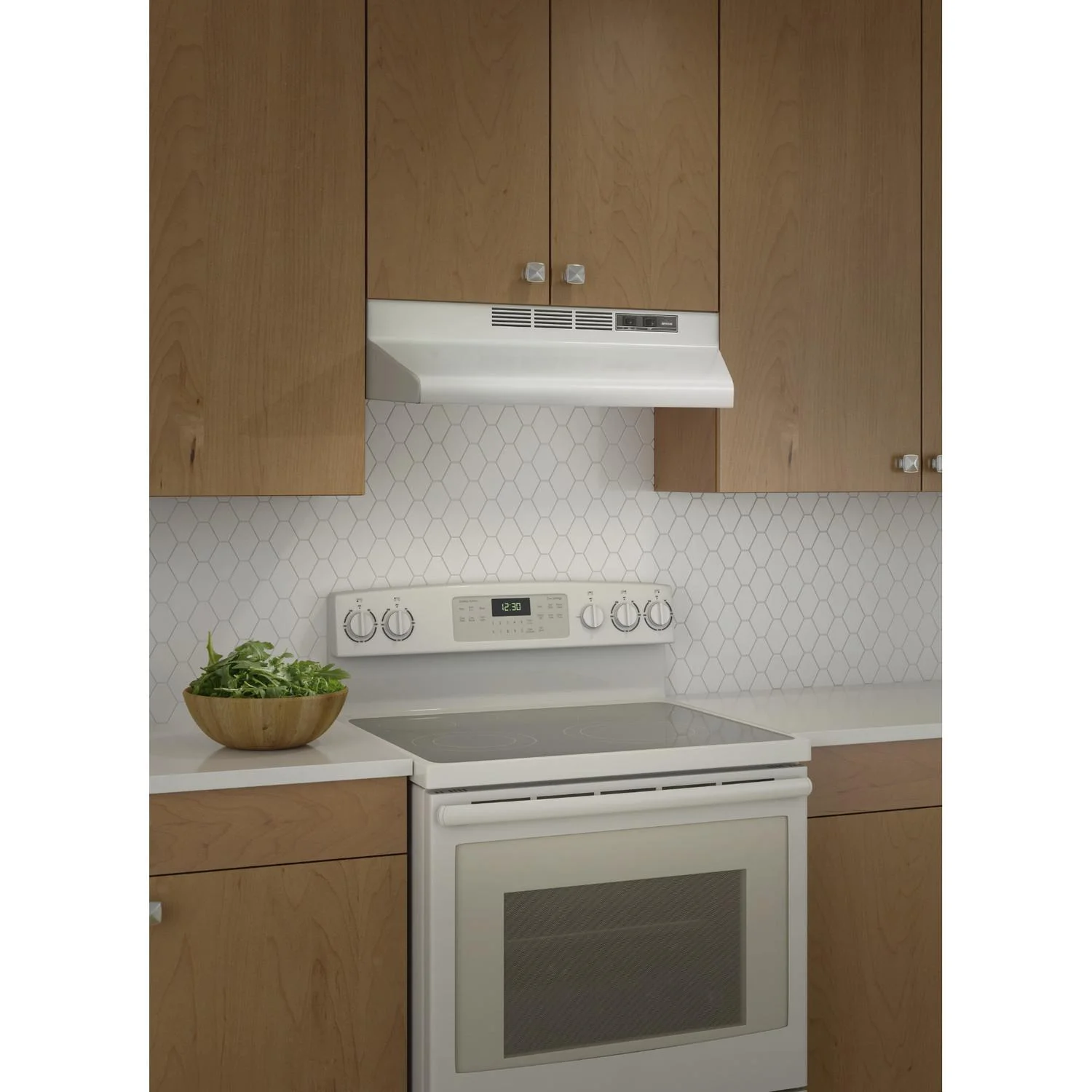 BROAN 30-Inch Convertible Under-Cabinet Range Hood, 160 CFM, White F403001 White