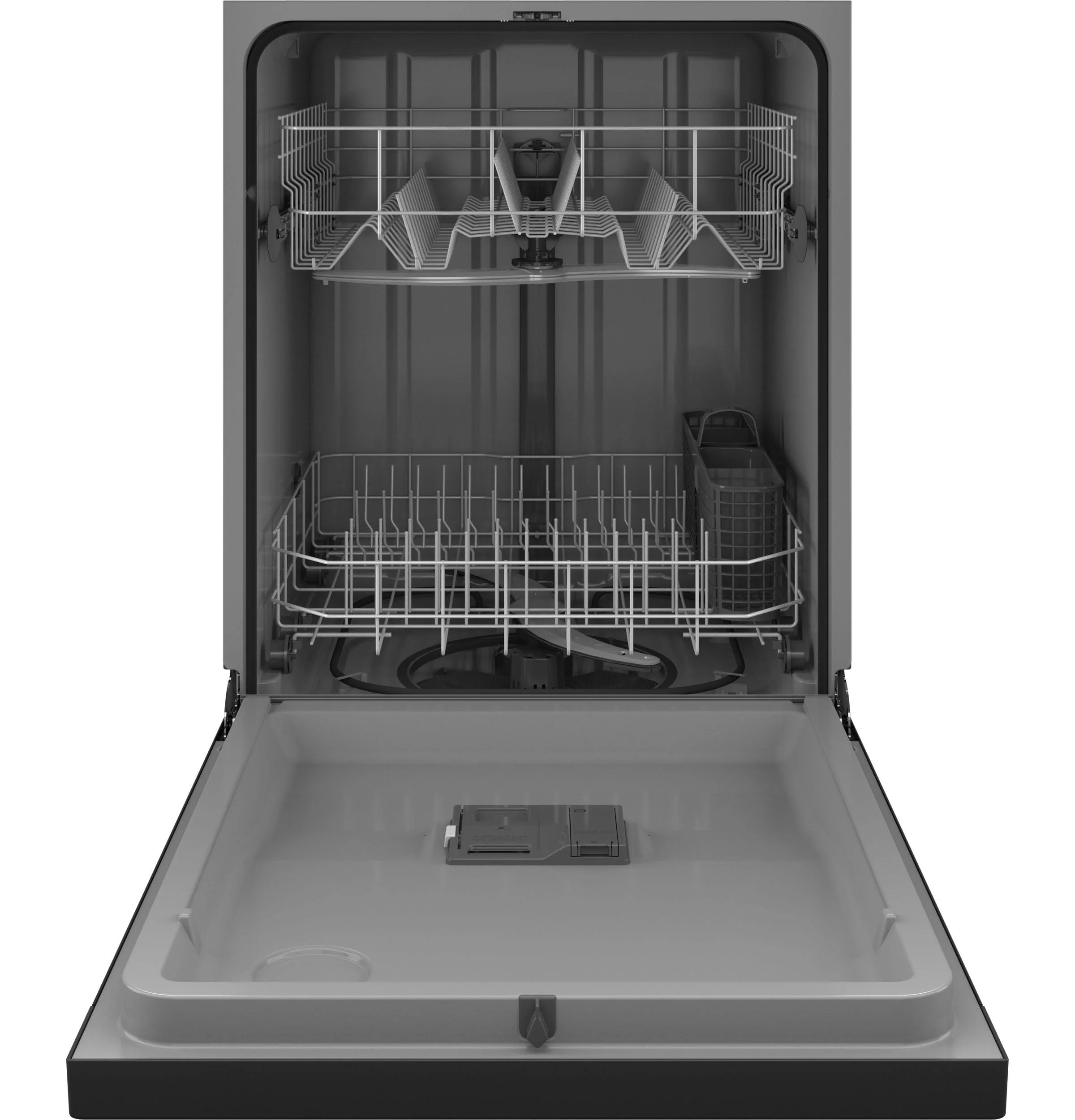 Ge Gdf510p 24' Wide 14 Place Setting Built-In Front Control Dishwasher - Black