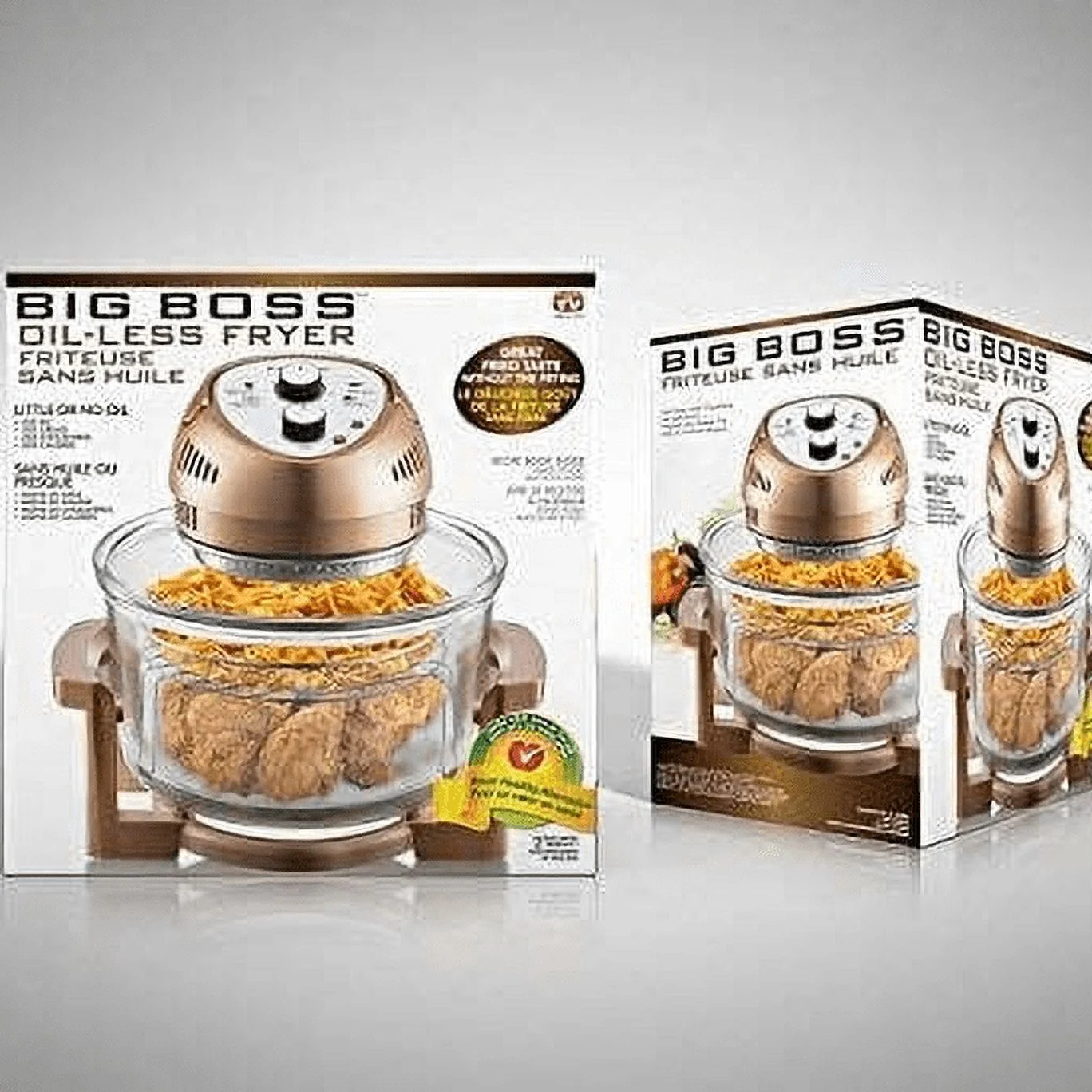 As Seen on TV Big Boss 16 Quart Oil-less Air Fryer and Convection Oven, Copper