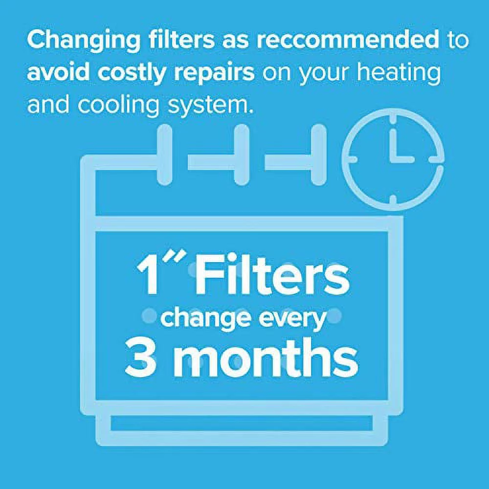 Filtrete 20x20x1 Air Filter, MPR 2800, MERV 14, Healthy Living Ultrafine Particle Reduction 3-Month Pleated 1-Inch Air Filters, 2 Filters