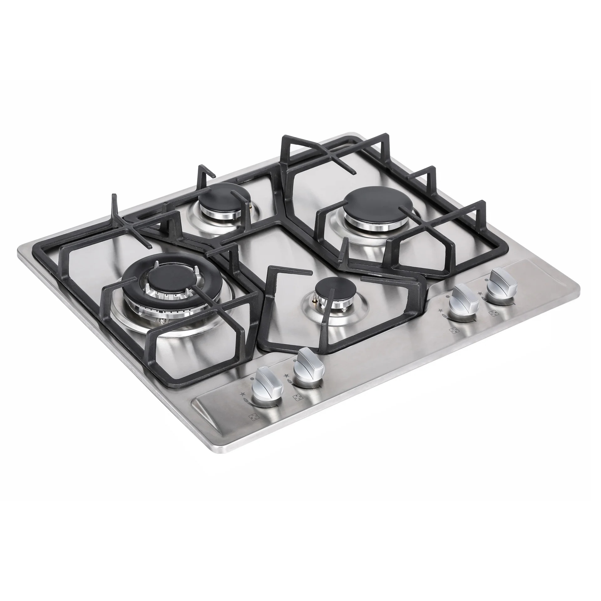 Empava 24' Stainless Steel 4 Italy Imported Sabaf Burners Stove Top Gas Cooktop EMPV-24GC4B67A