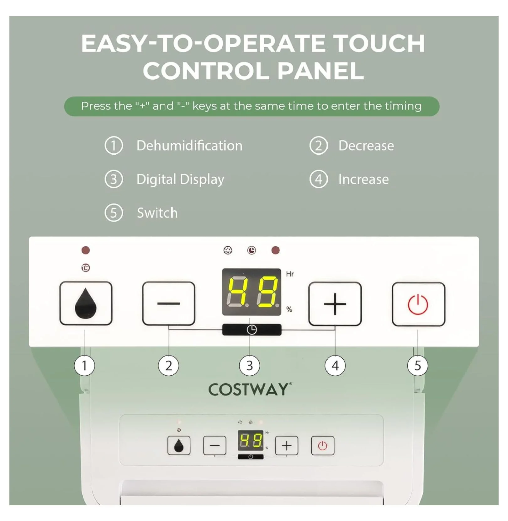 BULYAXIA for Basement, 2000 Sq. Ft 32 Pint Quiet & Energy Efficient w/Continuous/Drying/Auto Mode, 24H Timer, Drain Hose & Portable Handle for Home Basements Bathroom Bedroom