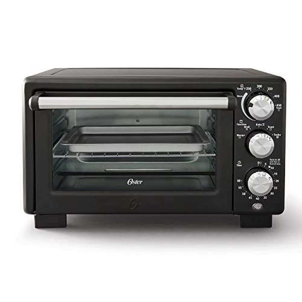 Convection 4-Slice Toaster Oven, Matte Black, Used