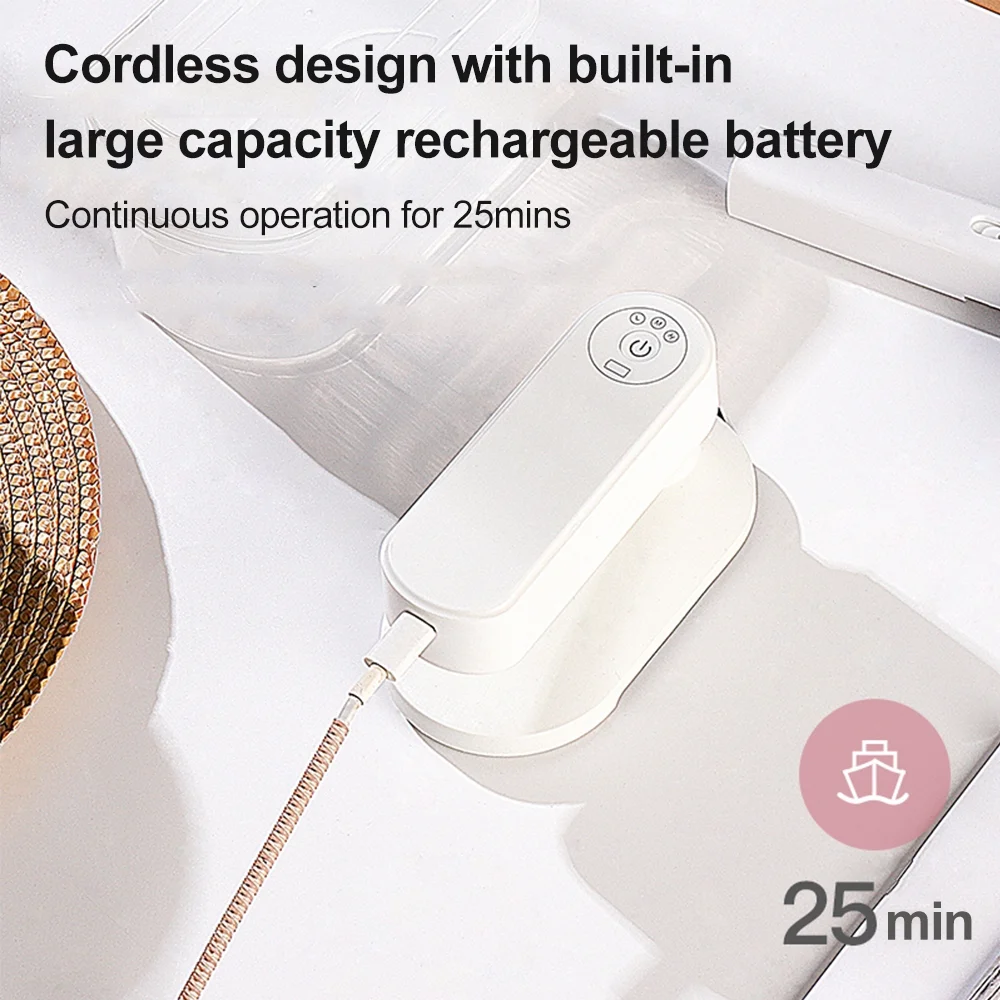 Aibecy Rechargeable Portable Iron Electric Cordless for Wrinkle Removal Home Business Trip Travel