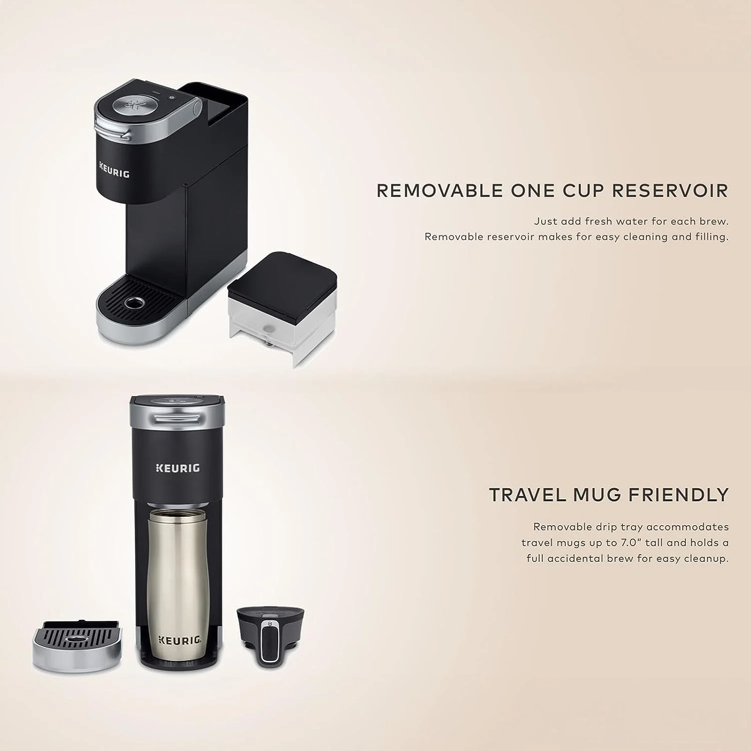Keurig K-Mini Single Serve K-Cup Pod Coffee Maker - Red