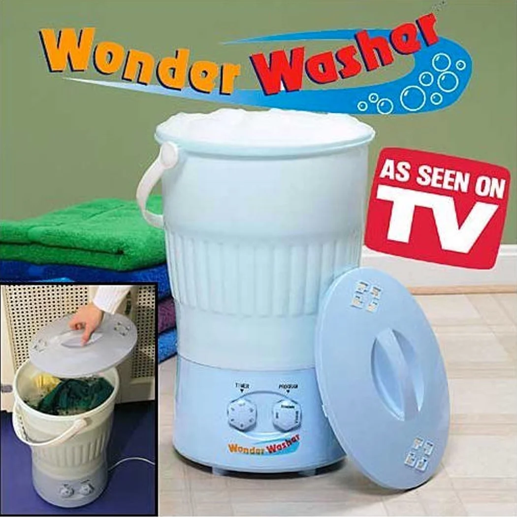 As Seen on TV Mini Clothes Portable Washing Machine for Dorms Apartments Small Home Appliances