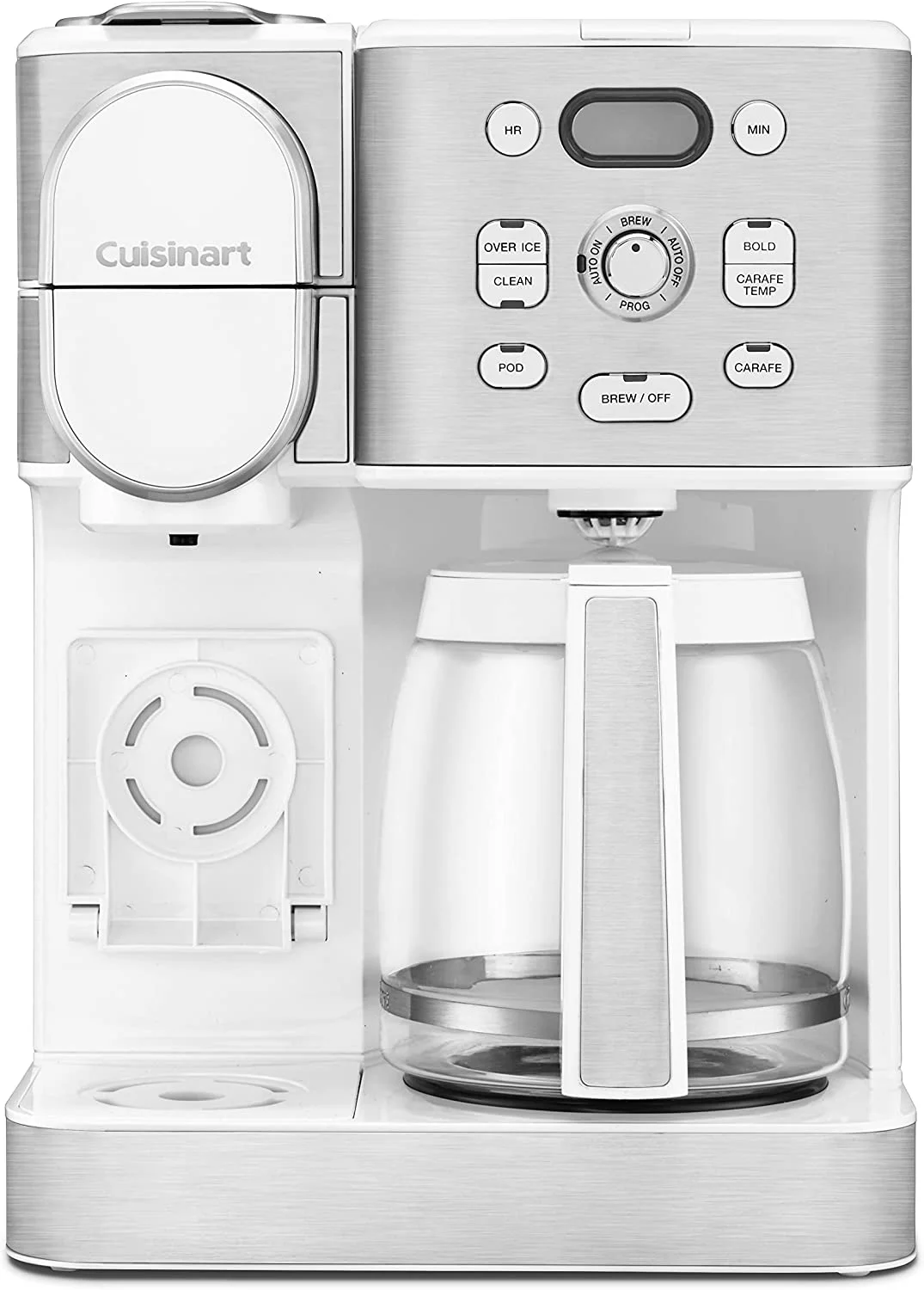 Cuisinart Center Combo Brewer Coffee Maker, White