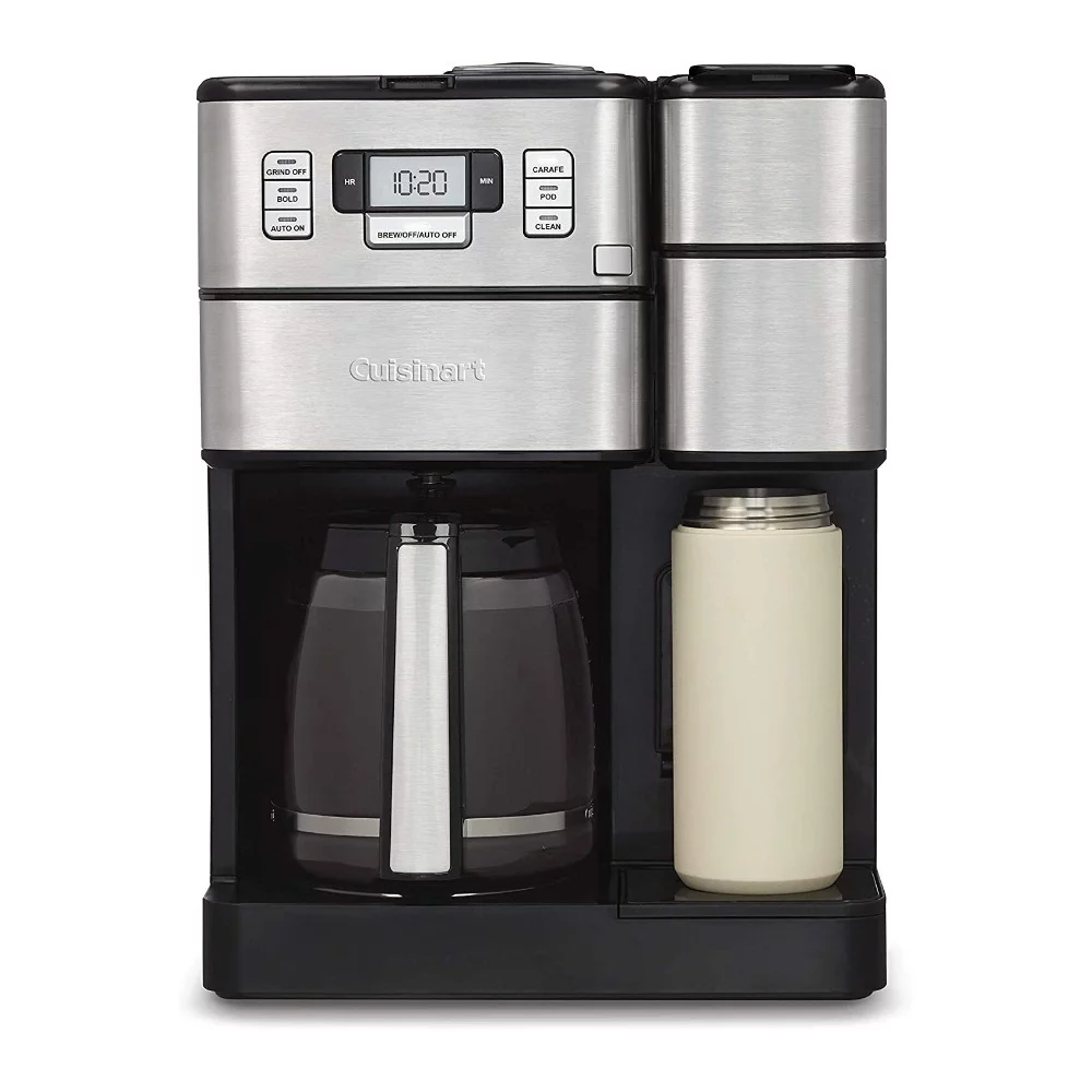 Cuisinart SS-GB1 Coffee Center Grind and Brew Plus with K-Cup Coffee and Tumbler