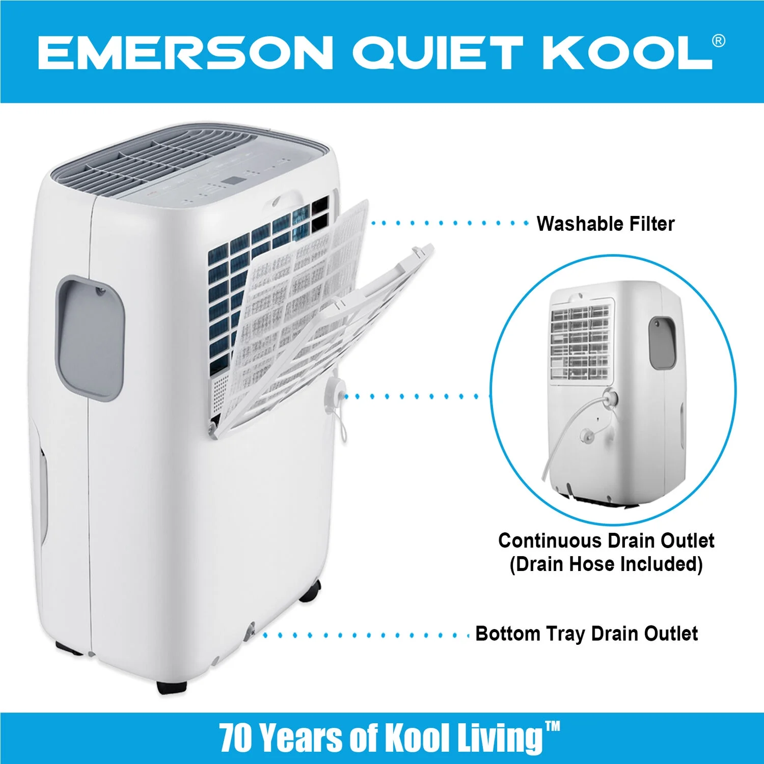 Emerson Quiet Kool 30-Pint Dehumidifier