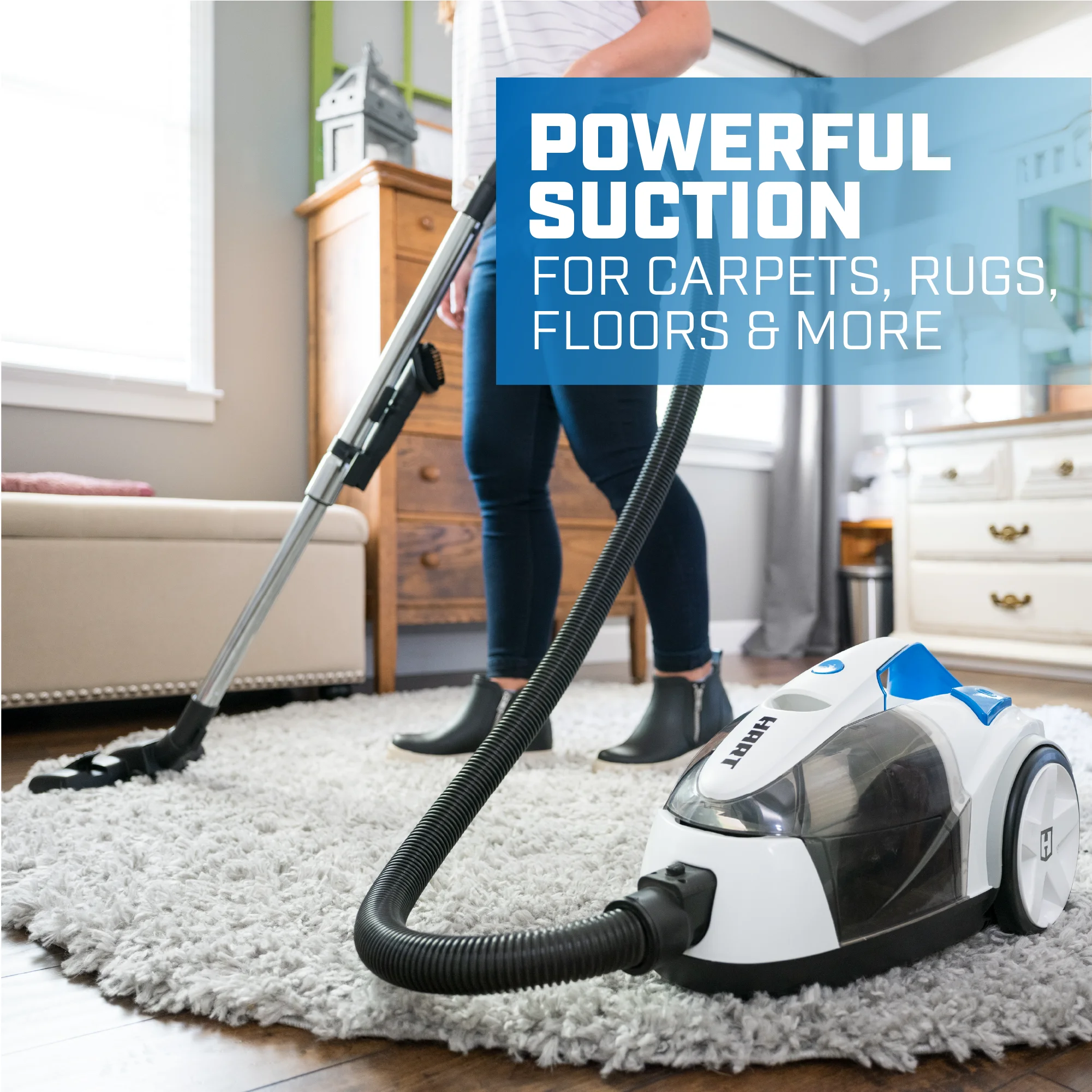 HART Multi-Surface Bagless Canister Vacuum �C DC1000