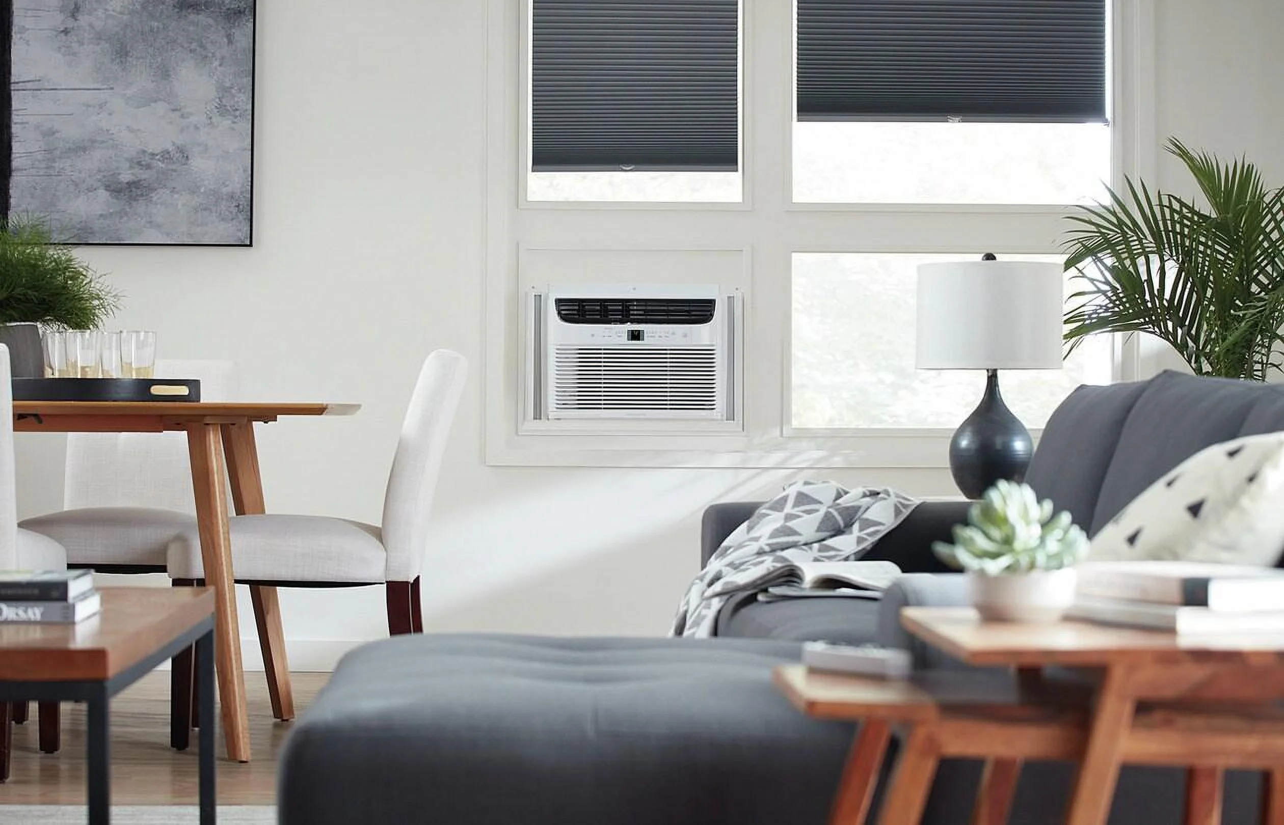 Frigidaire 12,000 BTU Window-Mounted Air Conditioner, Programmable 24-Hour On/Off Timer, White