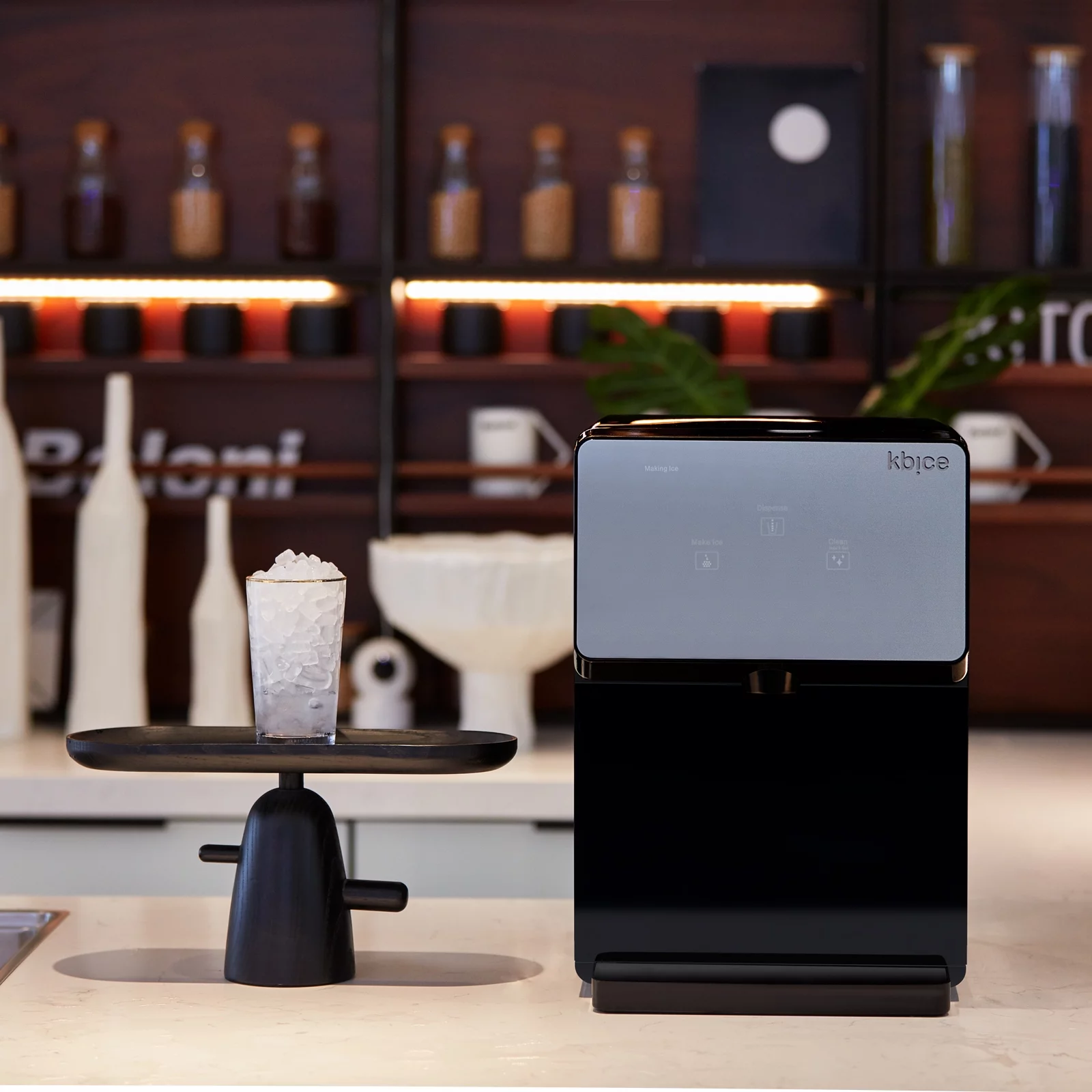 KBICE 2.0 Self Dispensing Countertop Nugget Ice Maker, Crunchy Pebble Ice Maker