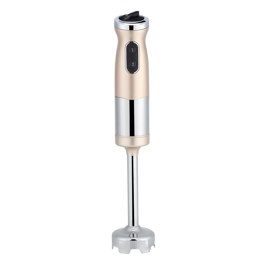 Hand Blender 4 in1 700W Mixer Whisk Chopper Jug Cup Processor Golden