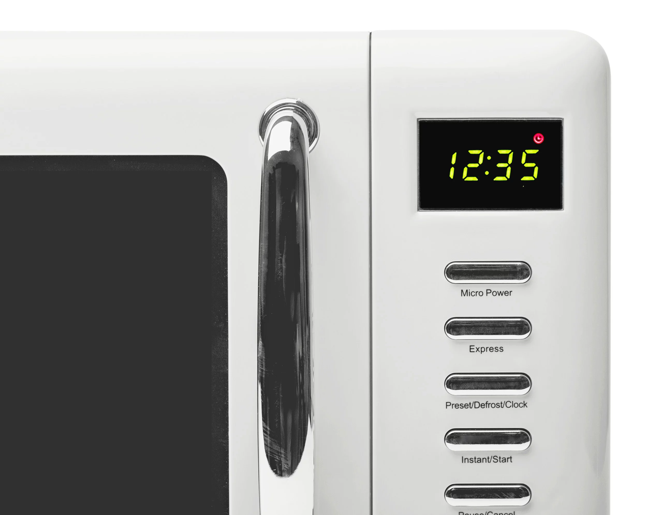 HADEN Compact 700-Watt .7 cubic. foot Microwave, Ivory