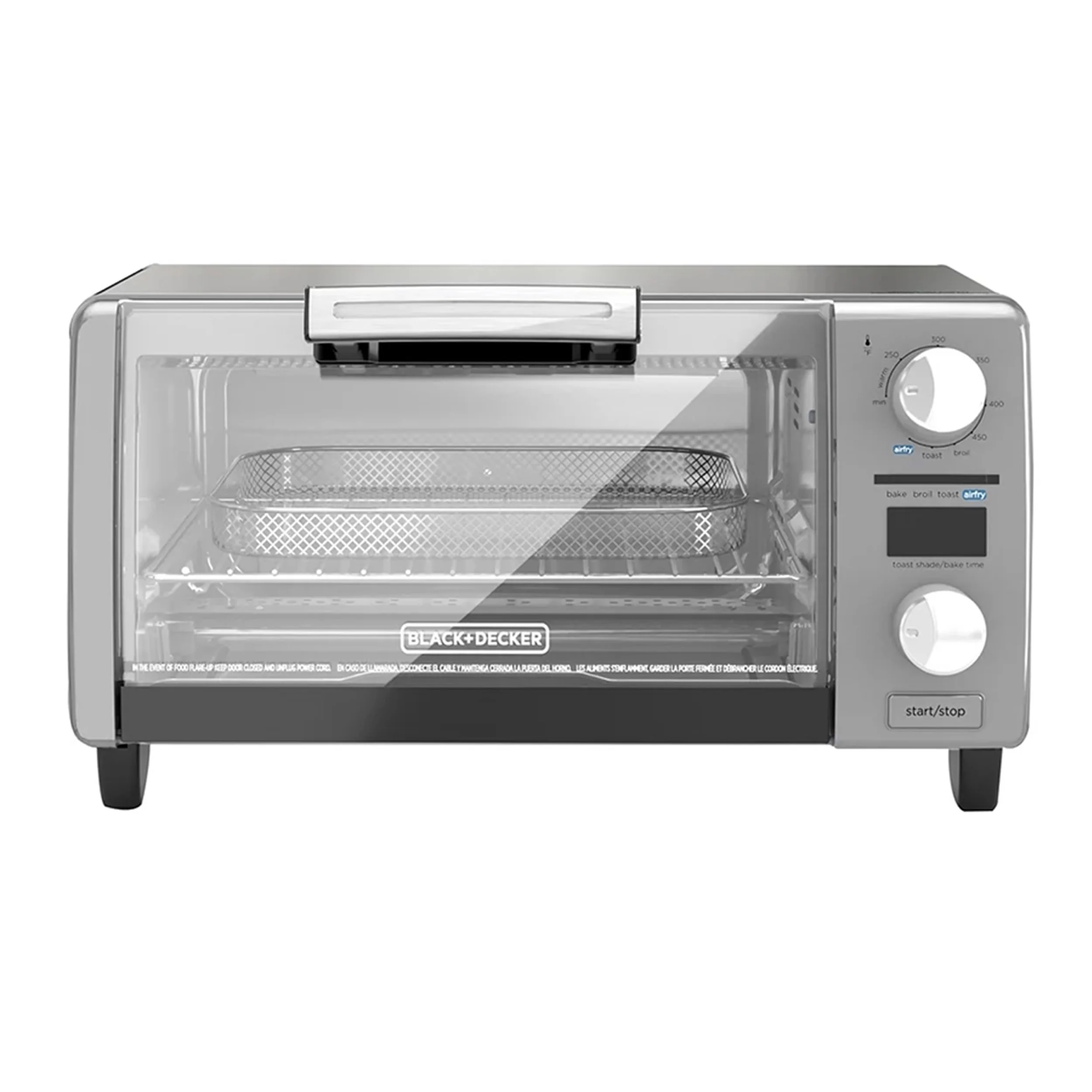 Crisp ��N Bake Air Fry Digital 4-Slice Toaster Oven