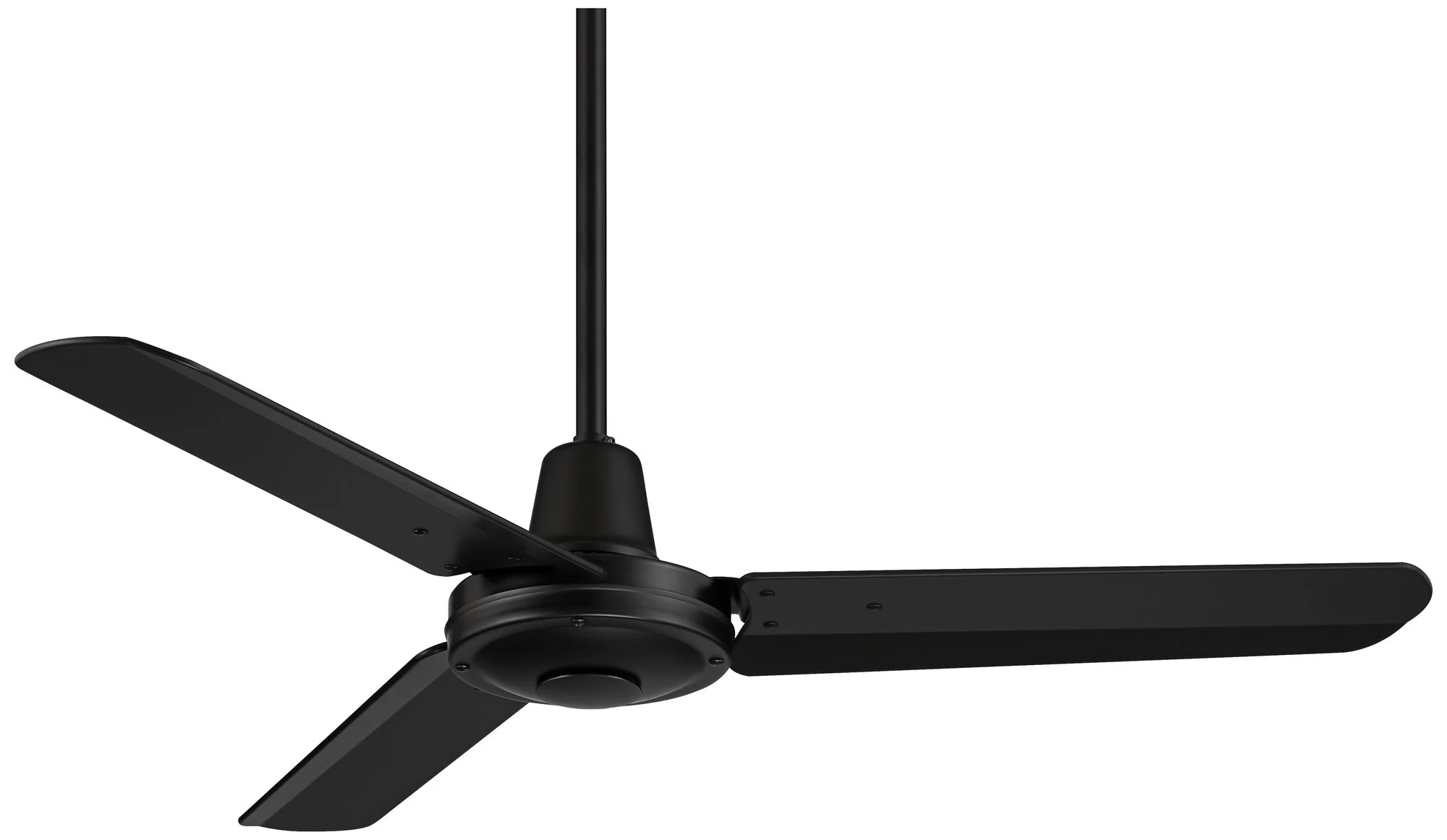 44' Casa Vieja Plaza DC Modern 3 Blade Indoor Outdoor Ceiling Fan with Remote Control Matte Black Damp Rated for Patio Exterior House Home Porch Barn