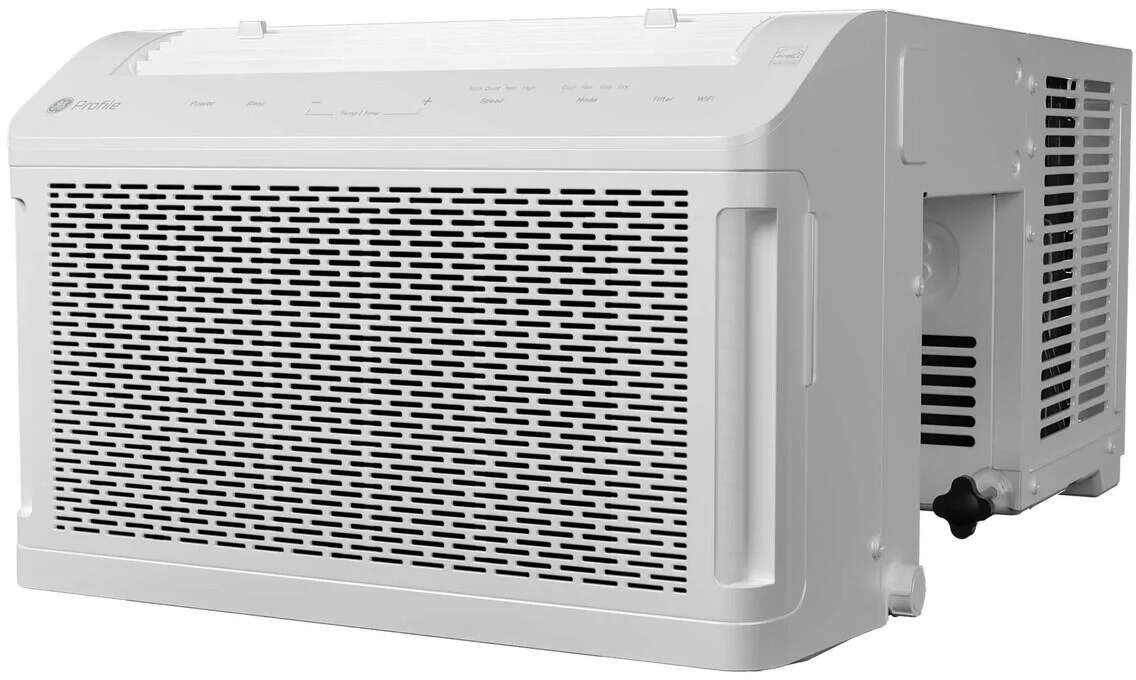 GE 8,000 BTU 110V Smart Window-Mounted Air Conditioner with Wi-Fi