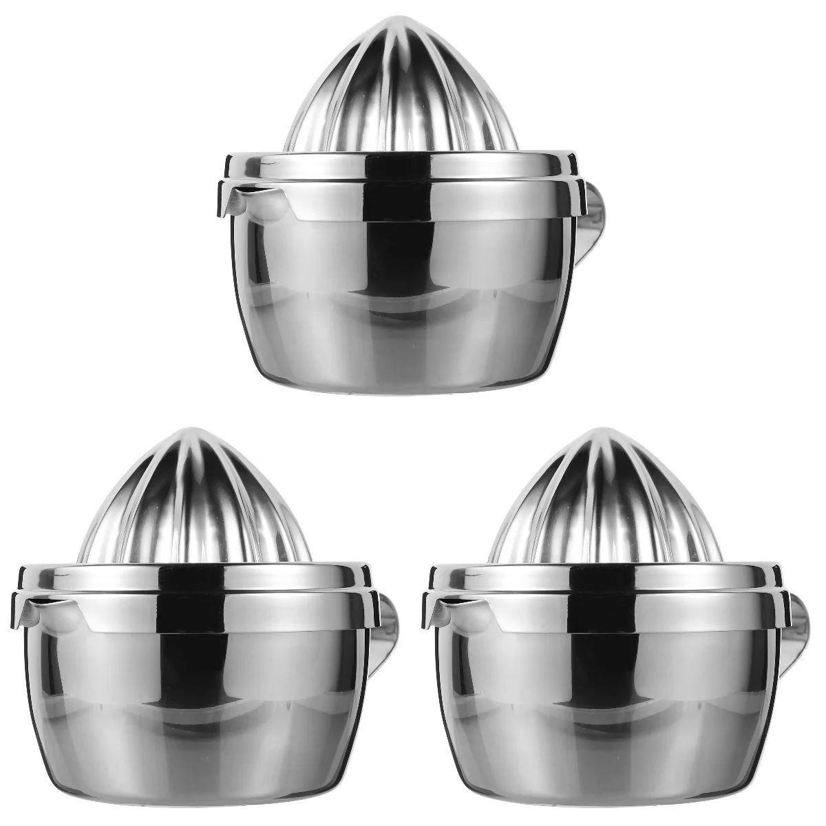 3pcs Convenient Lemon Juicer Portable Orange Juicer Household Manual Juicer Lemon Accessory