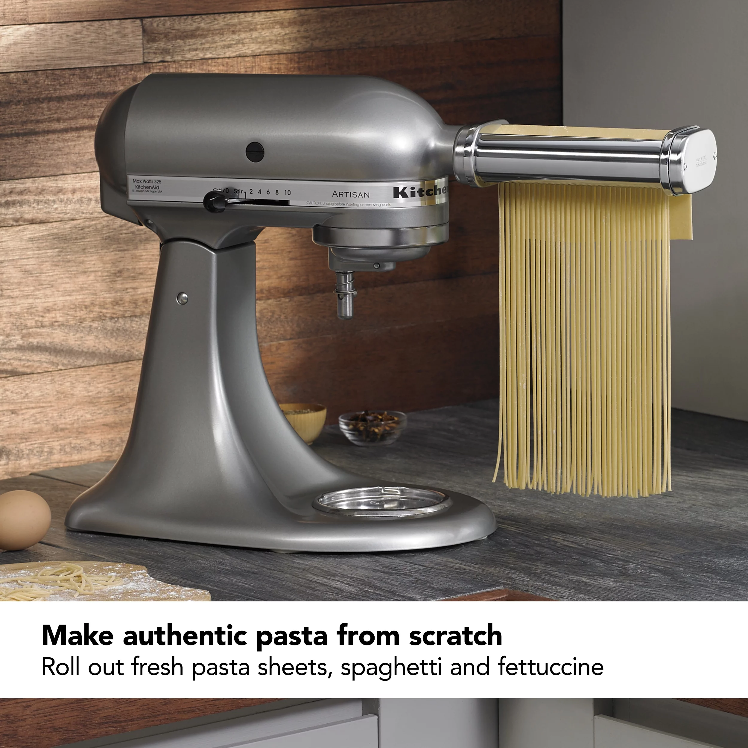 KitchenAid 3-Piece Pasta Roller & Cutter Set, KSMPRA