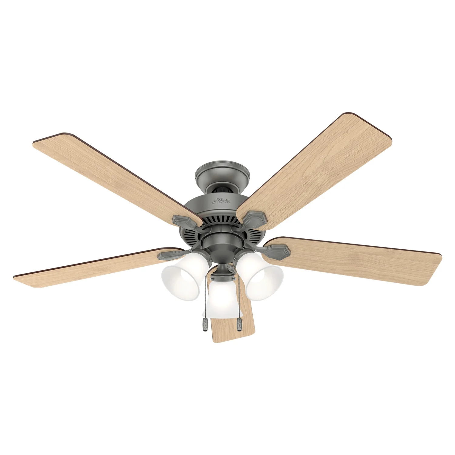 Hunter Swanson 52 Led Swanson 52' Indoor Ceiling Fan - Silver