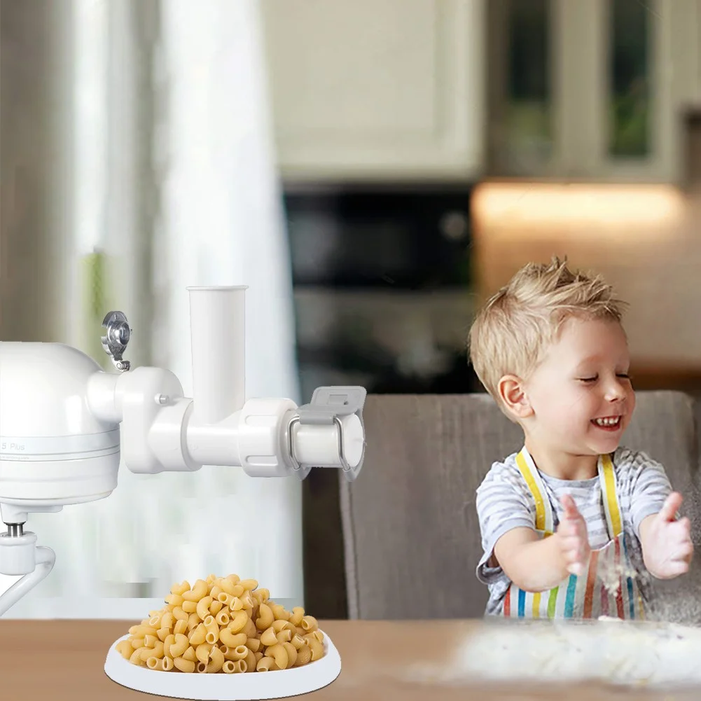 AFQH Pasta Extruder for Kitchenaid Mixer with 6 Pasta Outlet Shapes Pasta