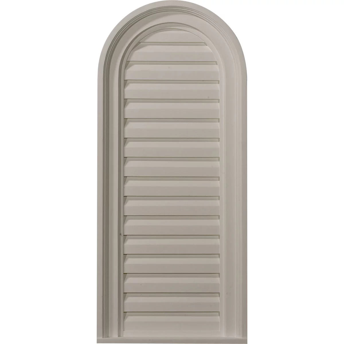 14'W x 32'H x 1 1/8'P, Cathedral Gable Vent Louver, Non-Functional
