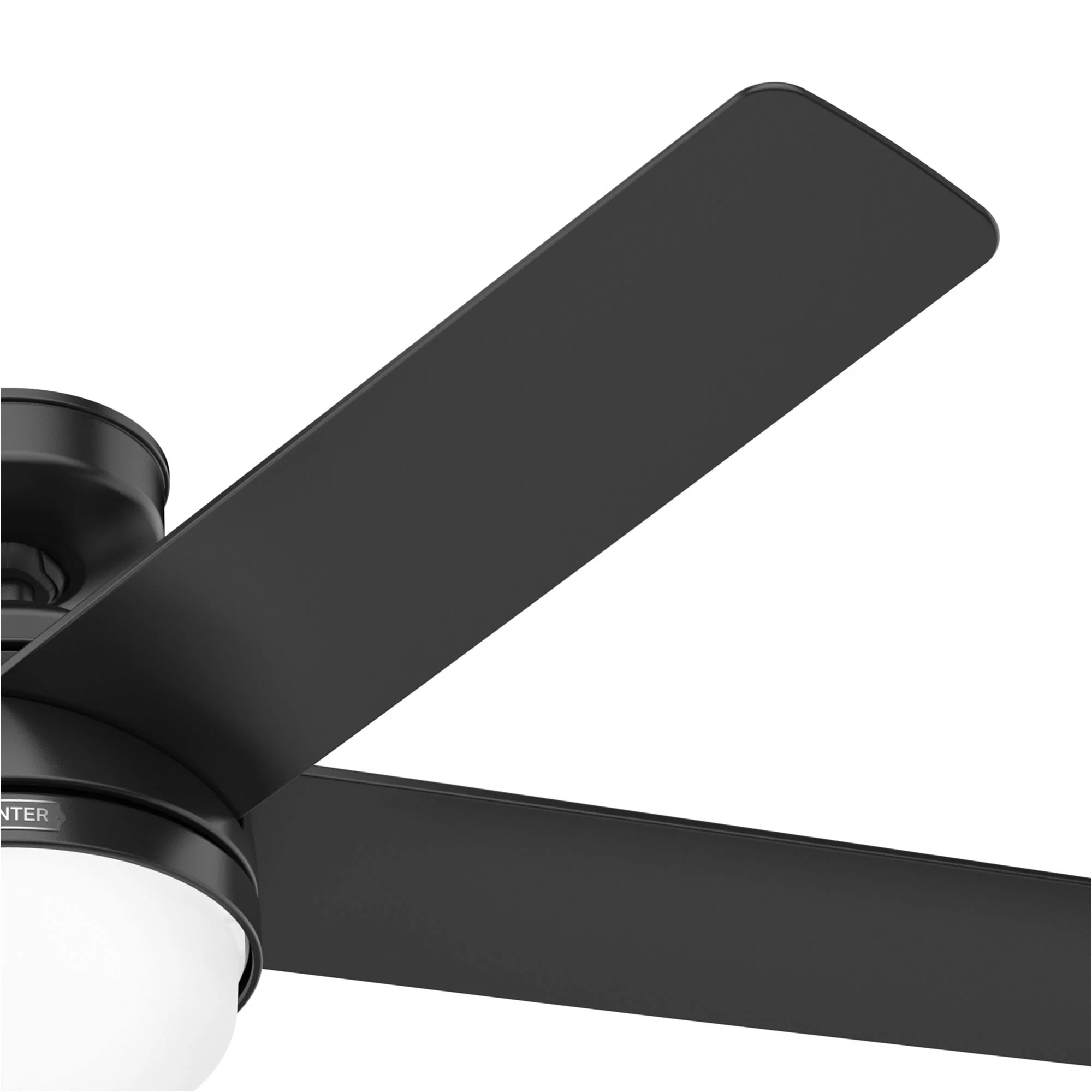 Hunter Fan Company SureSpeed Yuma 52' Ceiling Fan w/LED Lights, Matte Black