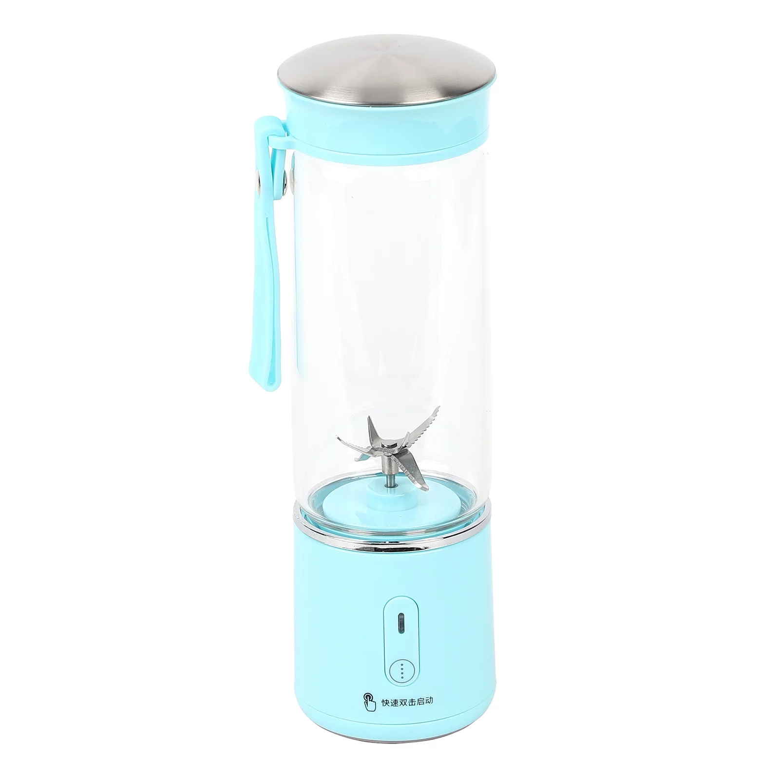 400ml Mini Handheld Juicer Cup Portable Milk Shake Fruit Blender Mixer USB Charging for Home Travel