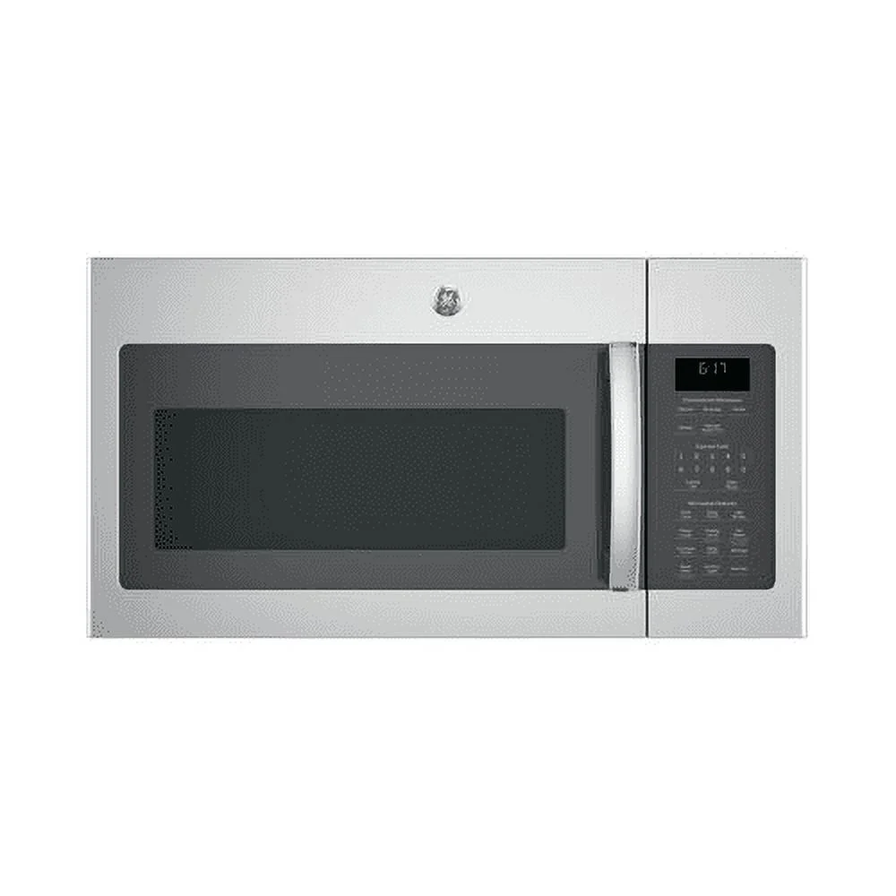 GE? Appliances 1.7 cu. ft. Over-The-Range Microwave Oven model JVM6172SKSS in Stainless Steel. 1000 Watts (IEC-705 test procedure) Approximate Dimensions 16 5/16 Height x 29 7/8 Width x 15 9/16 Dimension in