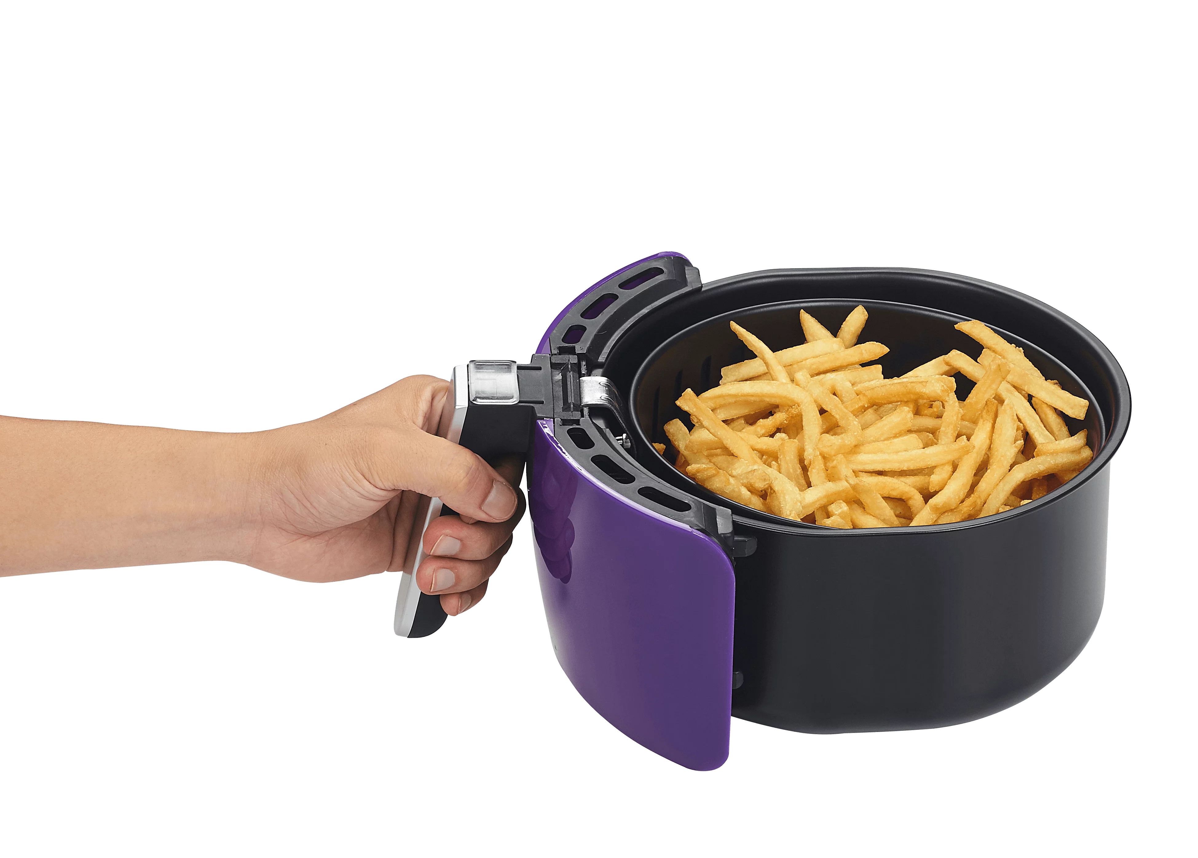 GoWISE USA 3.7-Quart 8-in-1 Electric Programmable Air Fryer, Plum