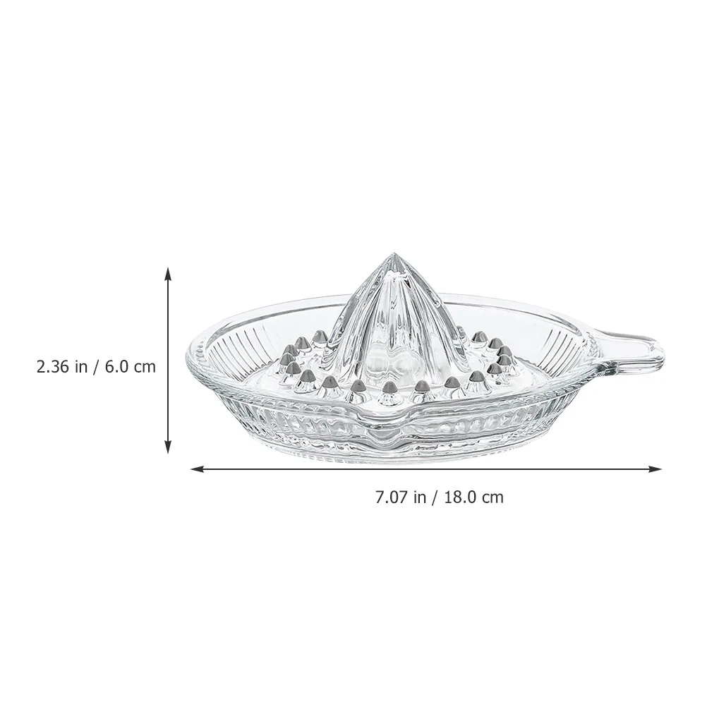 Glass Juicer,Glass Fruit Juice Squeezing Device Manual Lemon Juicer Portable Orange Juicer Kitchen Tool Supply