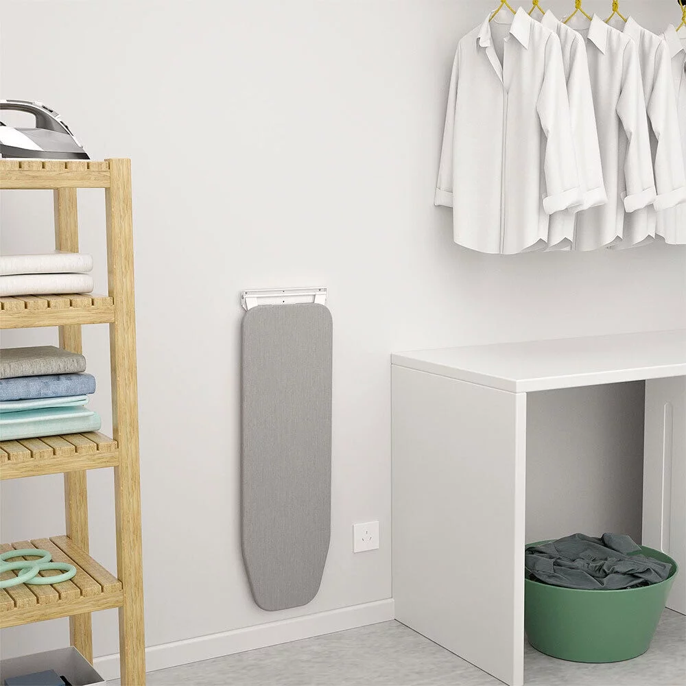 CNCEST Wall Mounted Ironing Board Foldable Ironing Station Space Saver For Laundry Room