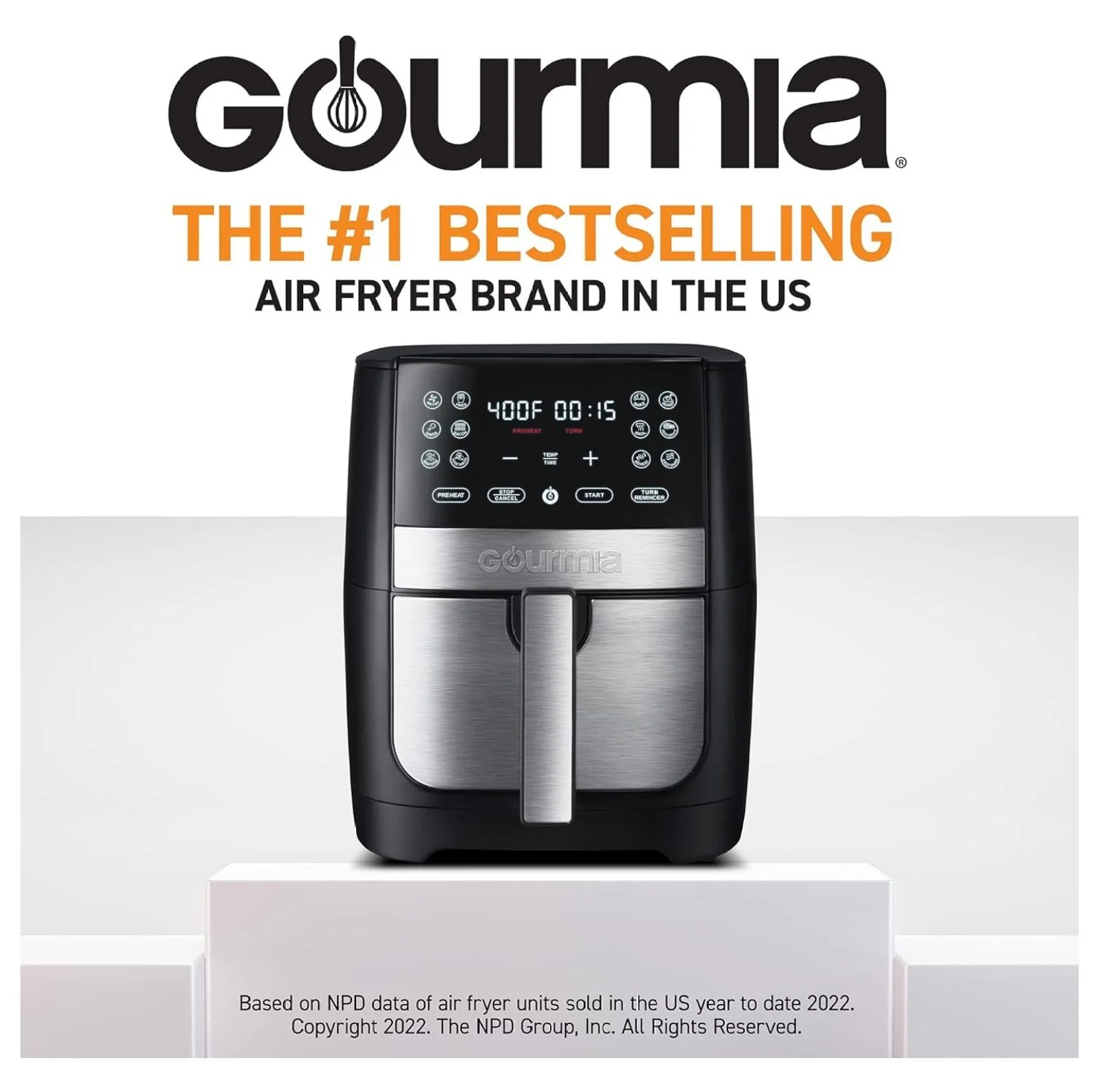 KITYDALK Air Fryer Black (8 Quart)