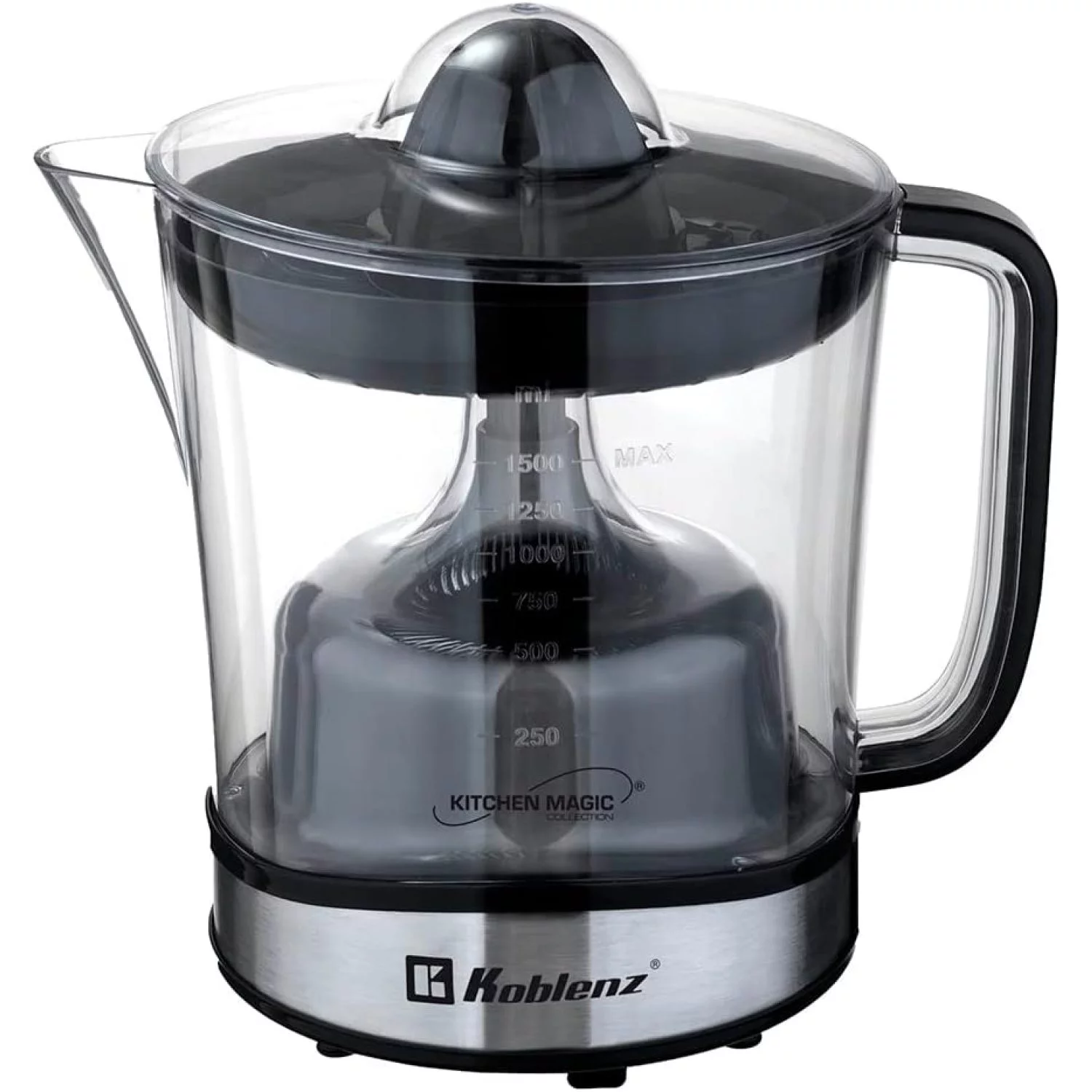 HElectQRIN CEKM-300 N 1.5 Liter Kitchen Magic Collection Citrus Juicer, One Size, White
