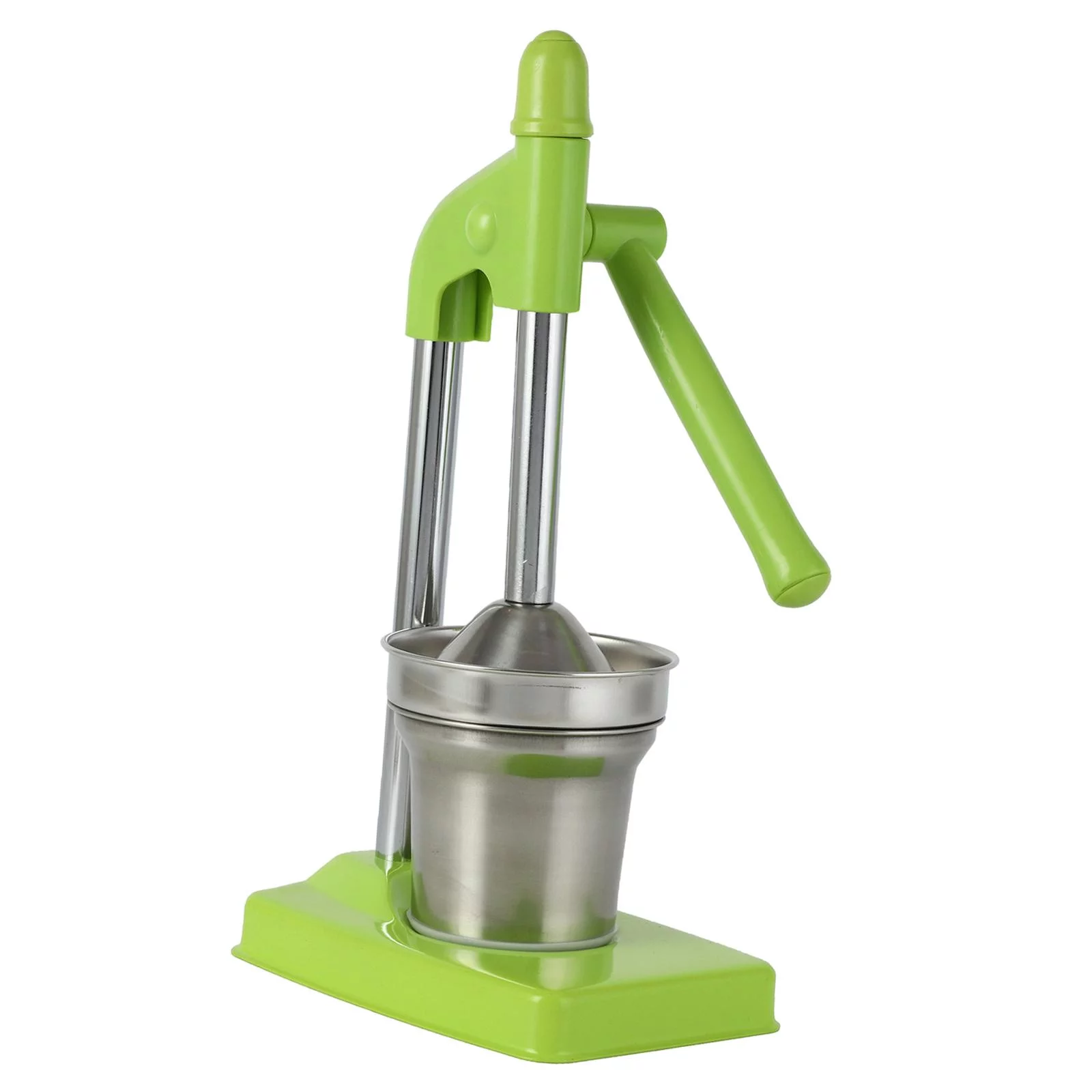 Hand Press Juicer Machine, Juice Extractor, Heavy Duty, Kitchen Gadget, Manual Orange Juicer Stainless Steel Lemon Squeezer for Household Tool Green