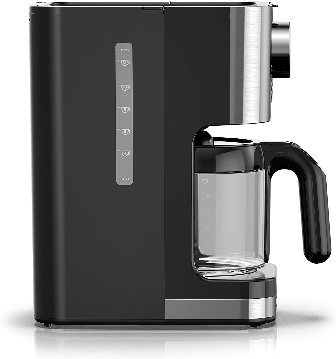 Black+Decker CM4201S Select-A-Size Easy Dial 12-Cup Programmable Coffeemaker, Stainless Steel
