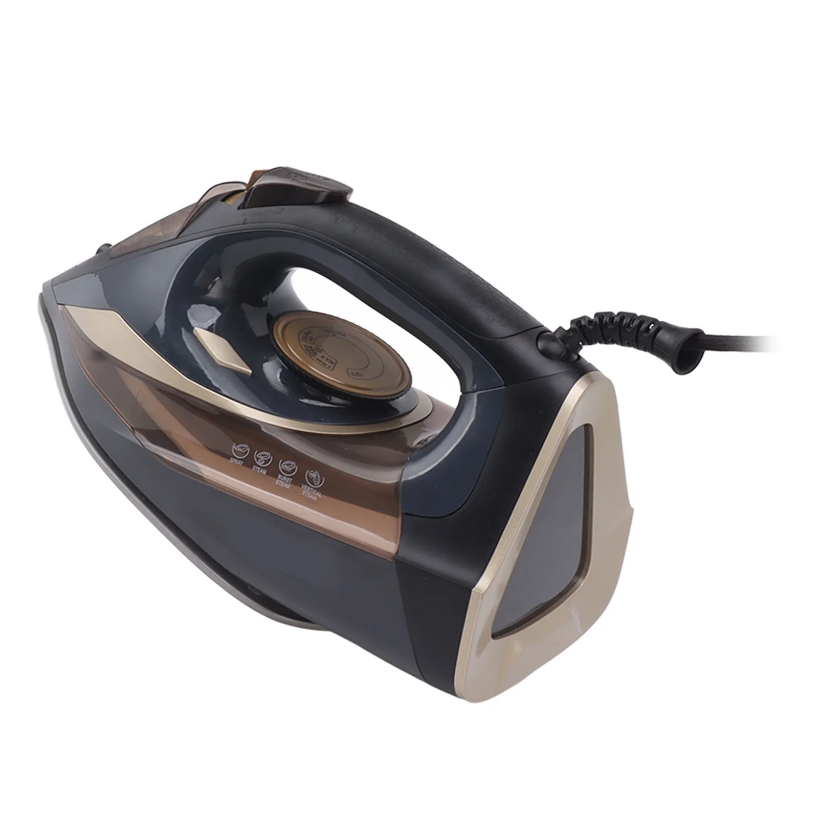 2200W Home Steam Iron Wet Dry Dual Use Handheld Steam Iron for Clothes with 380ml Water Tank 220V EU YZRC